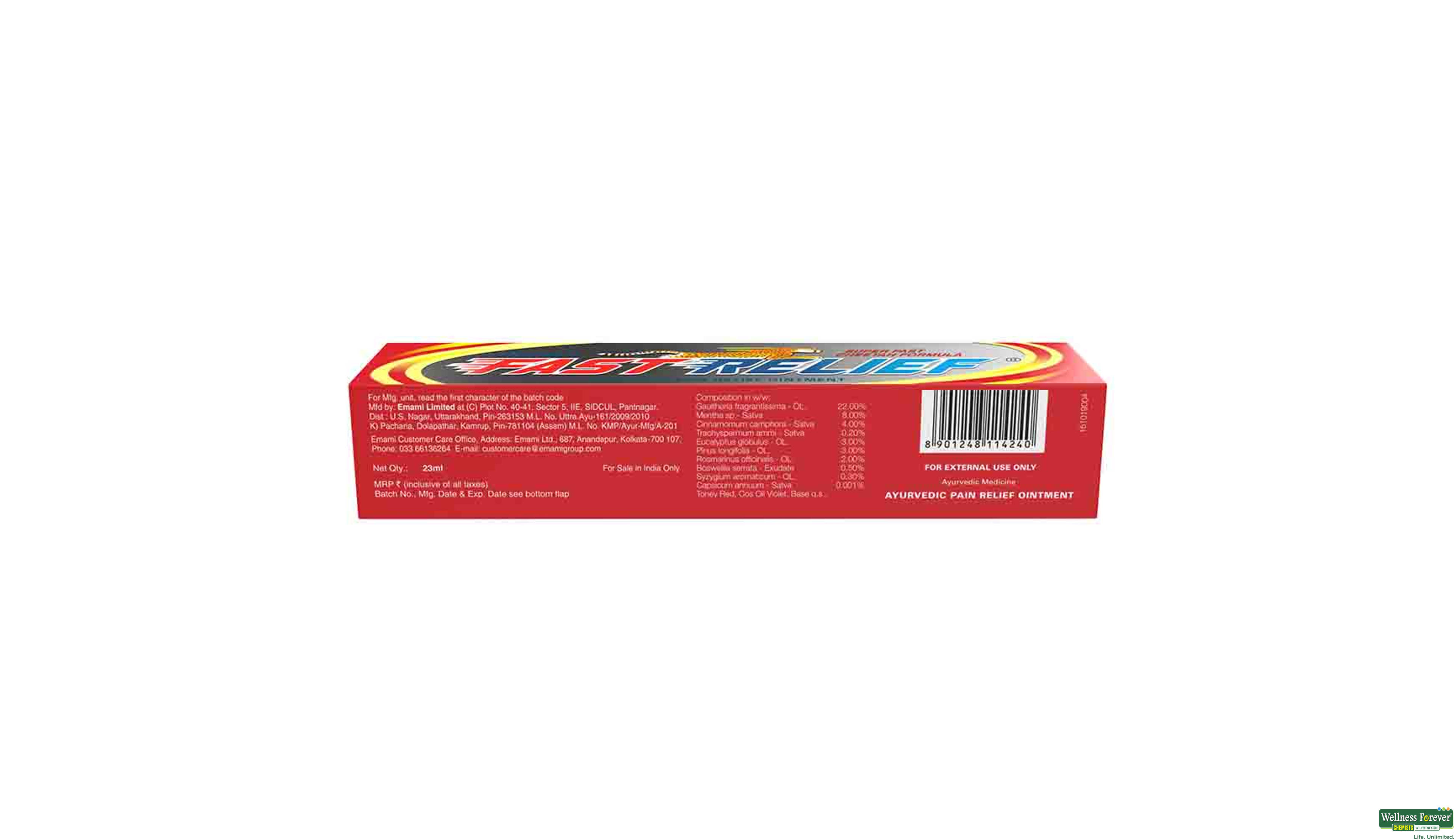 HIM CRM FAST RELIEF 23GM- 2, 23GM, 