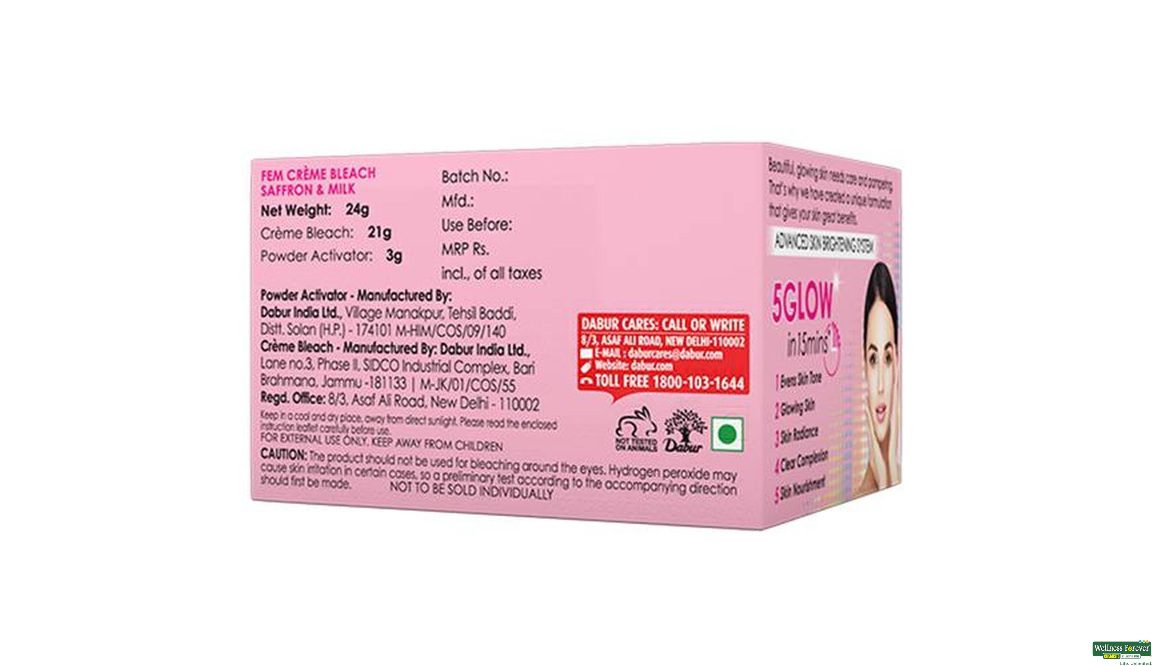 FEM BLEACH PINK 24GM- 2, 24GM, 