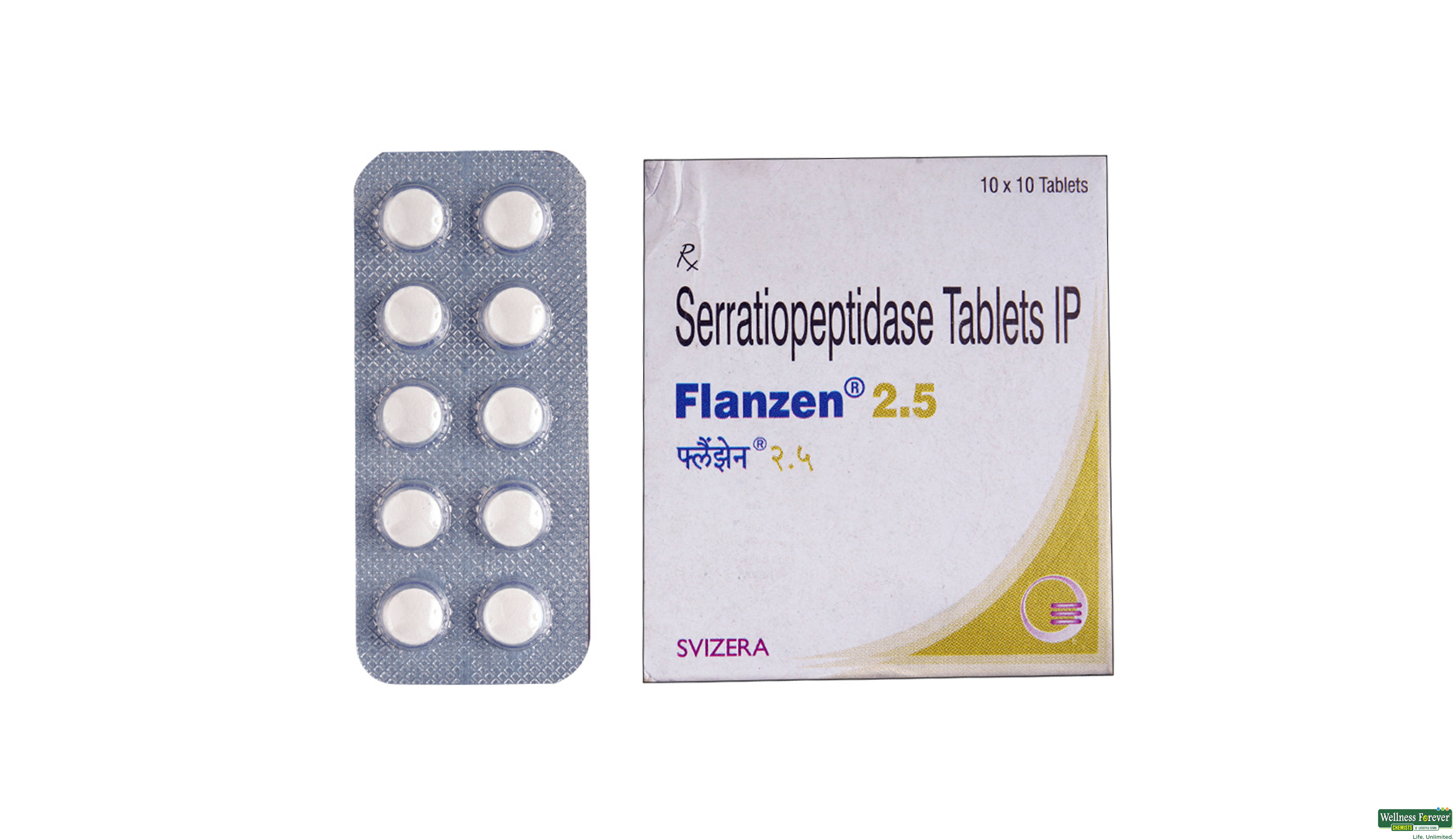 FLANZEN 2.5MG 10TAB- 1, 10TAB, 