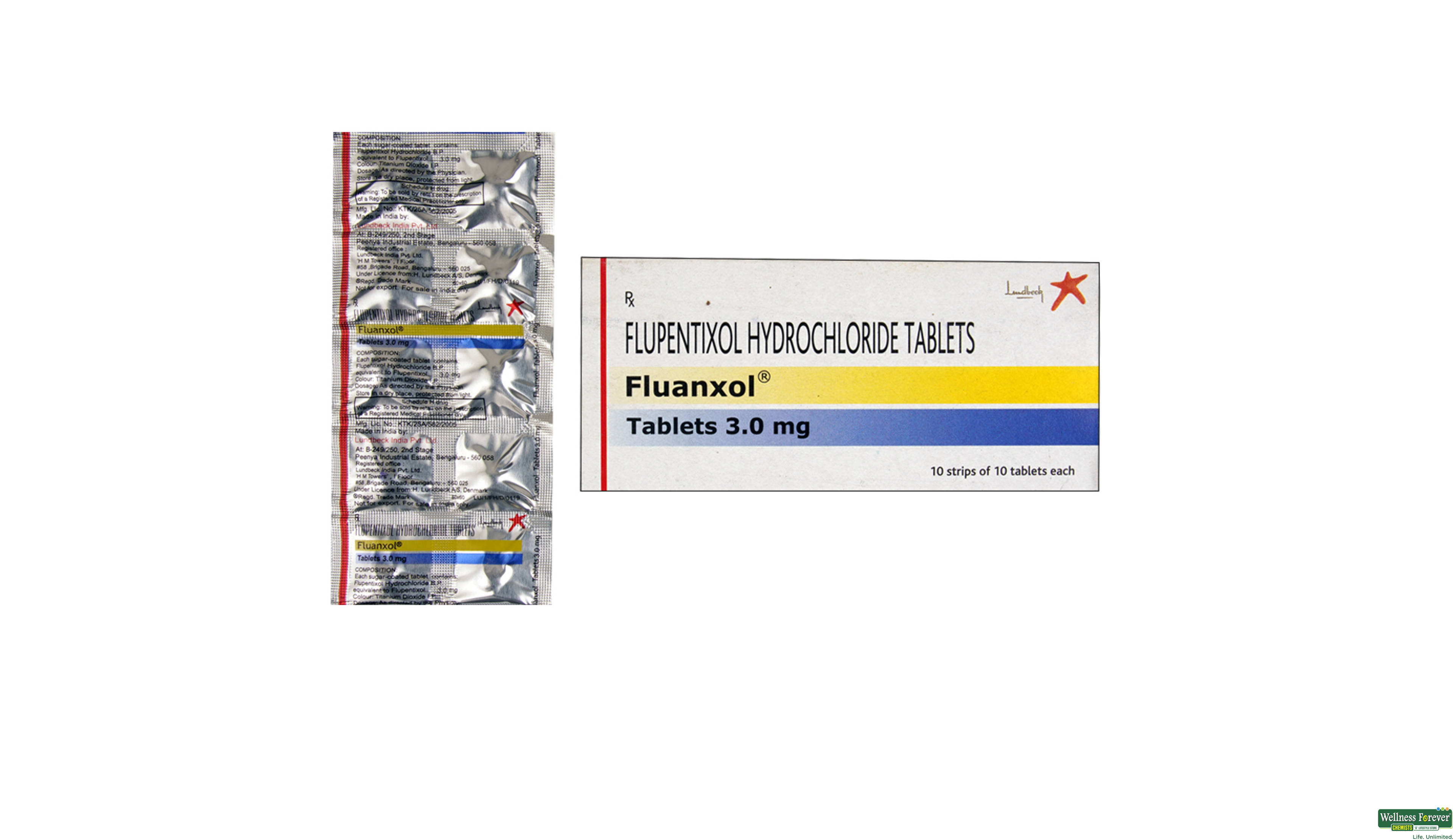 FLUANXOL 3MG 10TAB- 1, 10TAB, 
