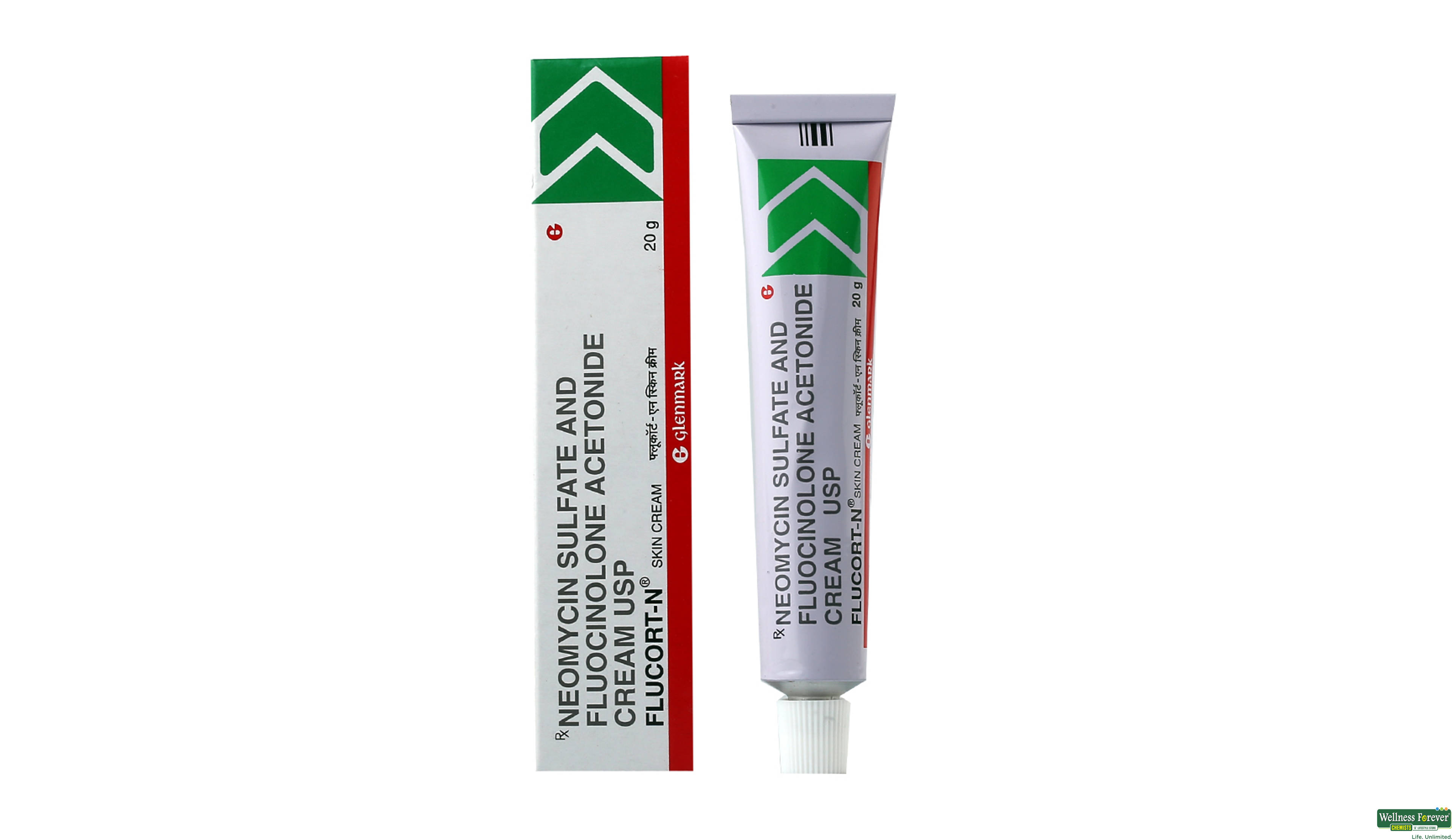 FLUCORT-N CREAM 20GM- 1, 20GM, null