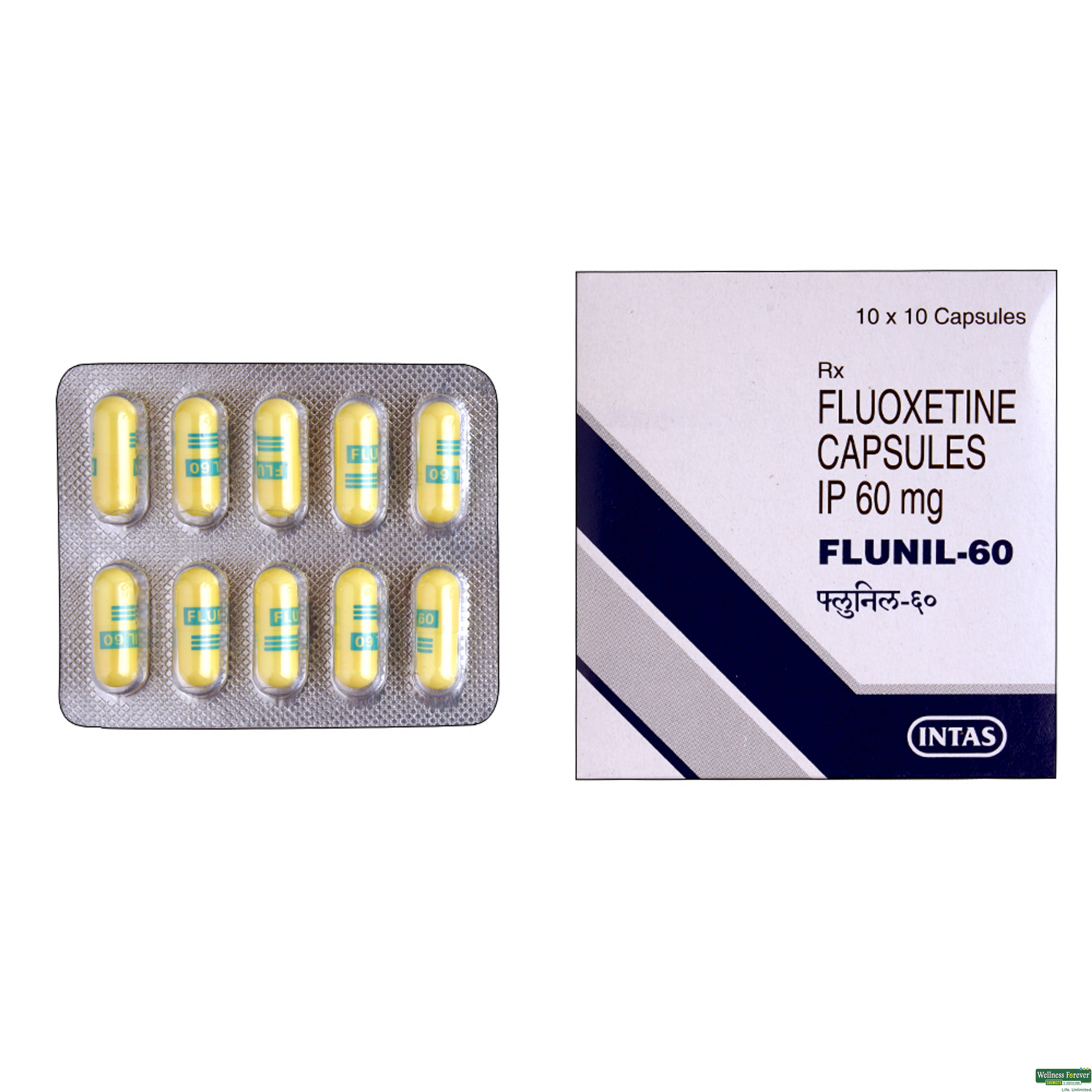 Flunil 60mg 10 Capsules-image