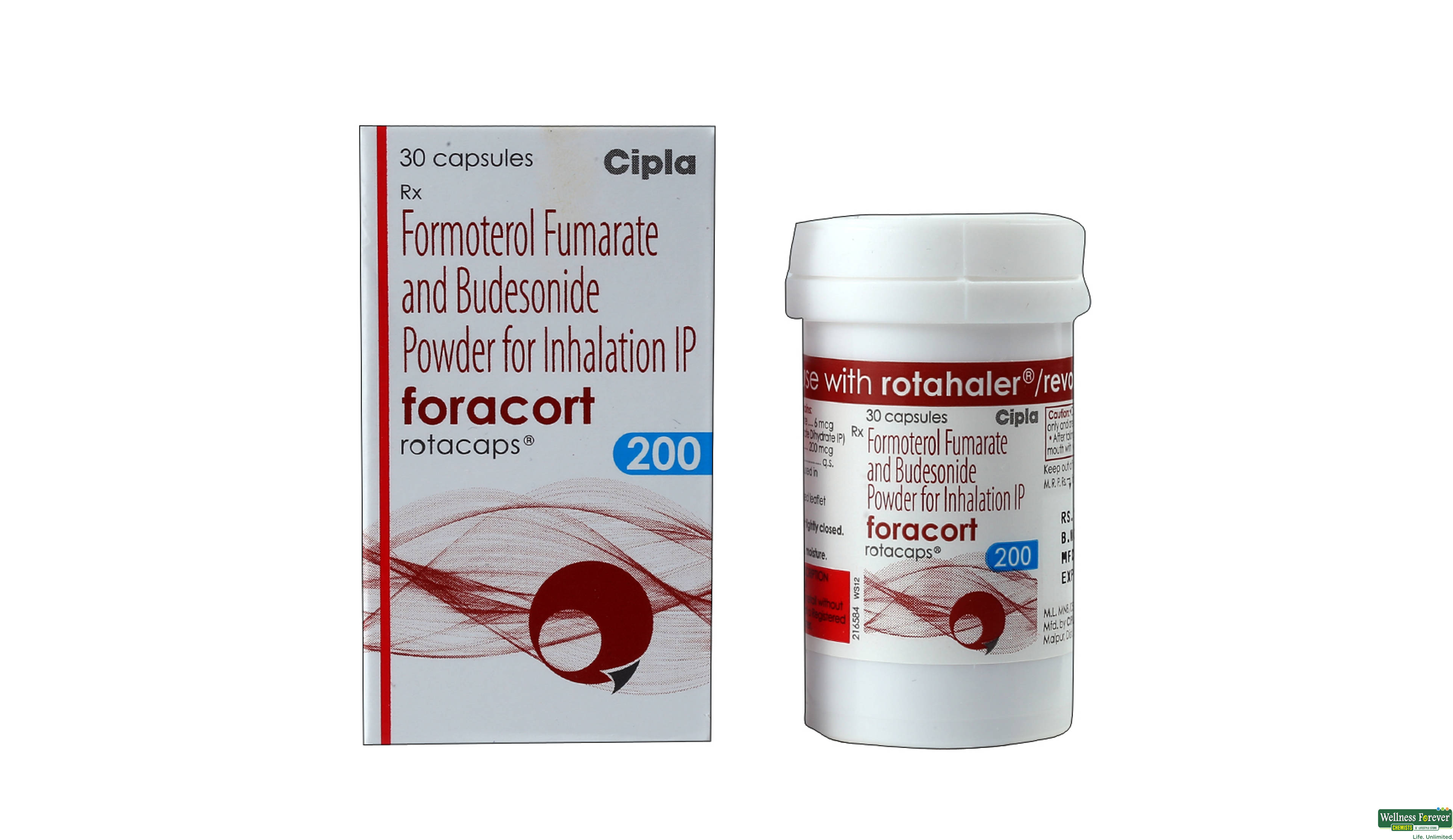 FORACORT 200 ROTACAP 30CAP- 1, 30CAP, null