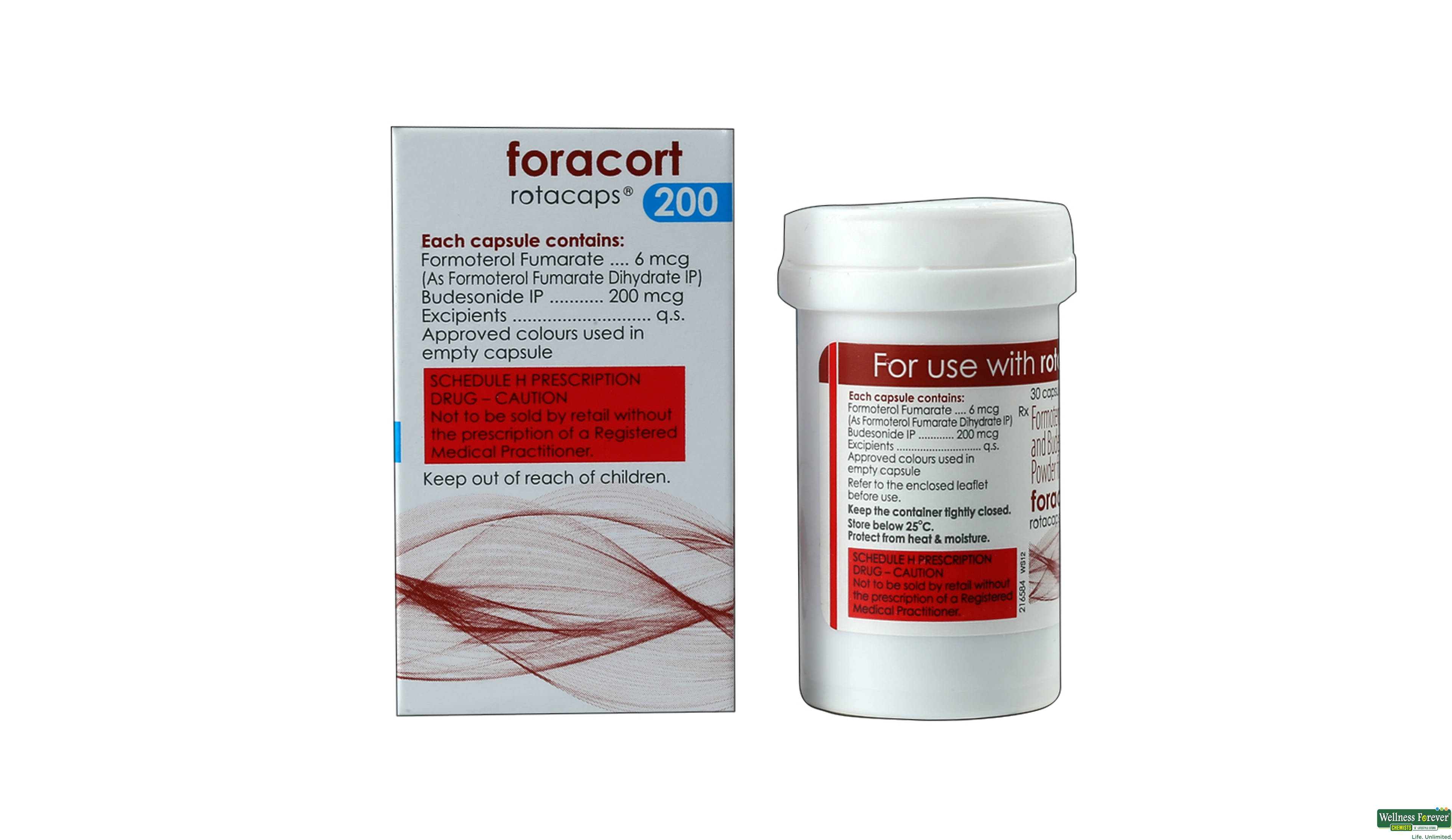 FORACORT 200 ROTACAP 30CAP- 2, 30CAP, null
