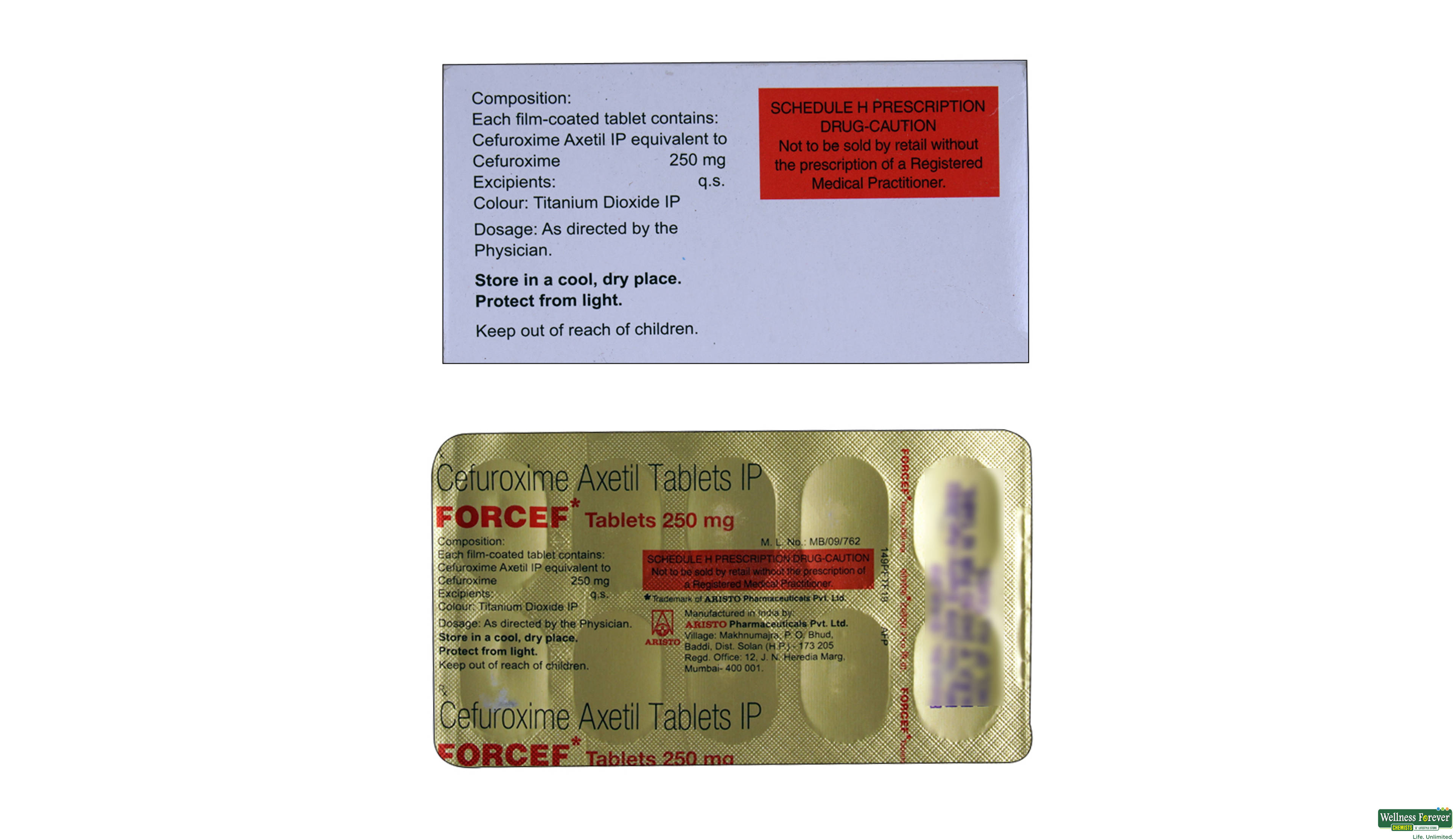 FORCEF 250MG 10TAB- 2, 10TAB, 