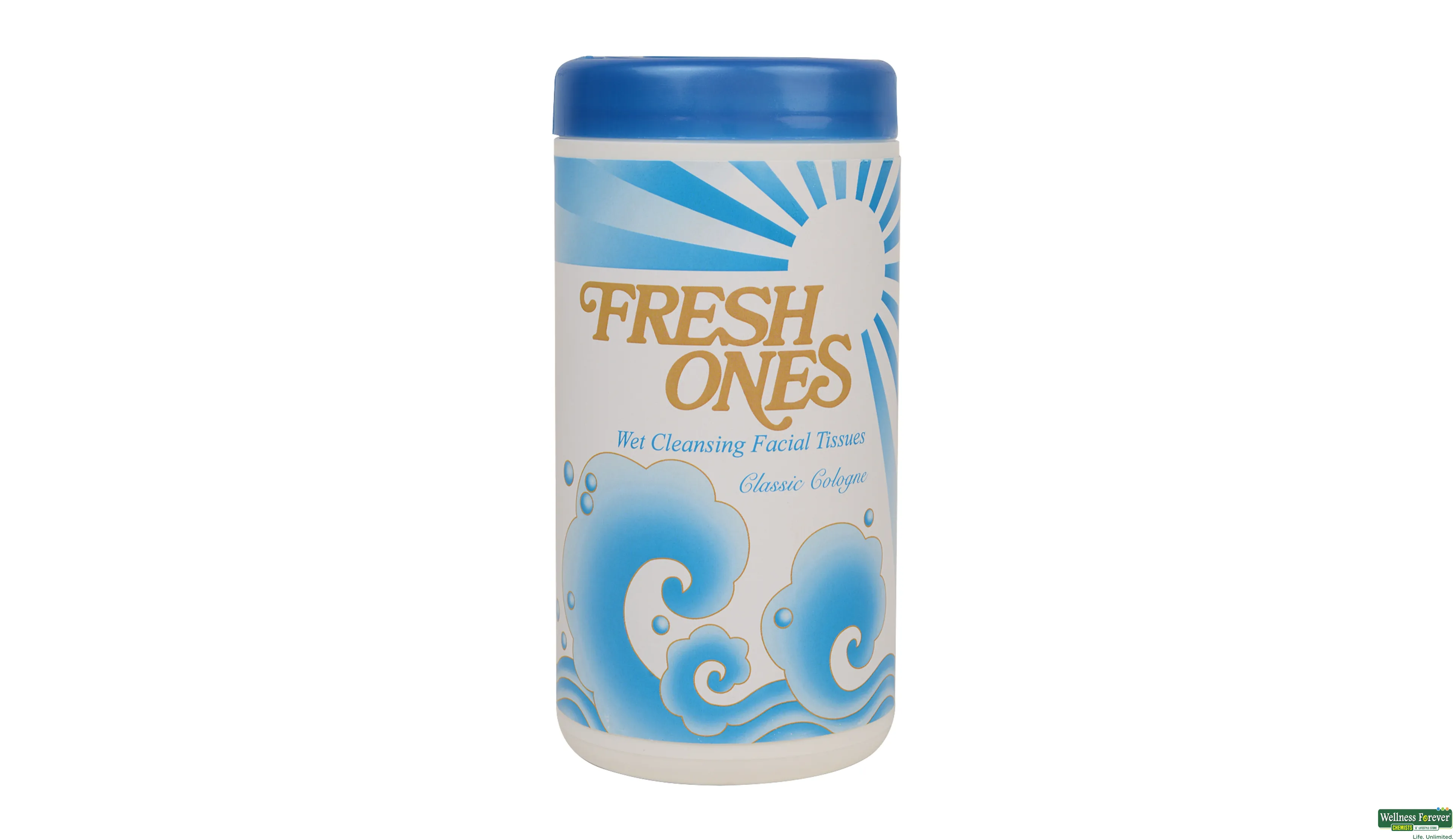 FRESH ONES TISSUE BLUE 70PC- 1, 70PC, 