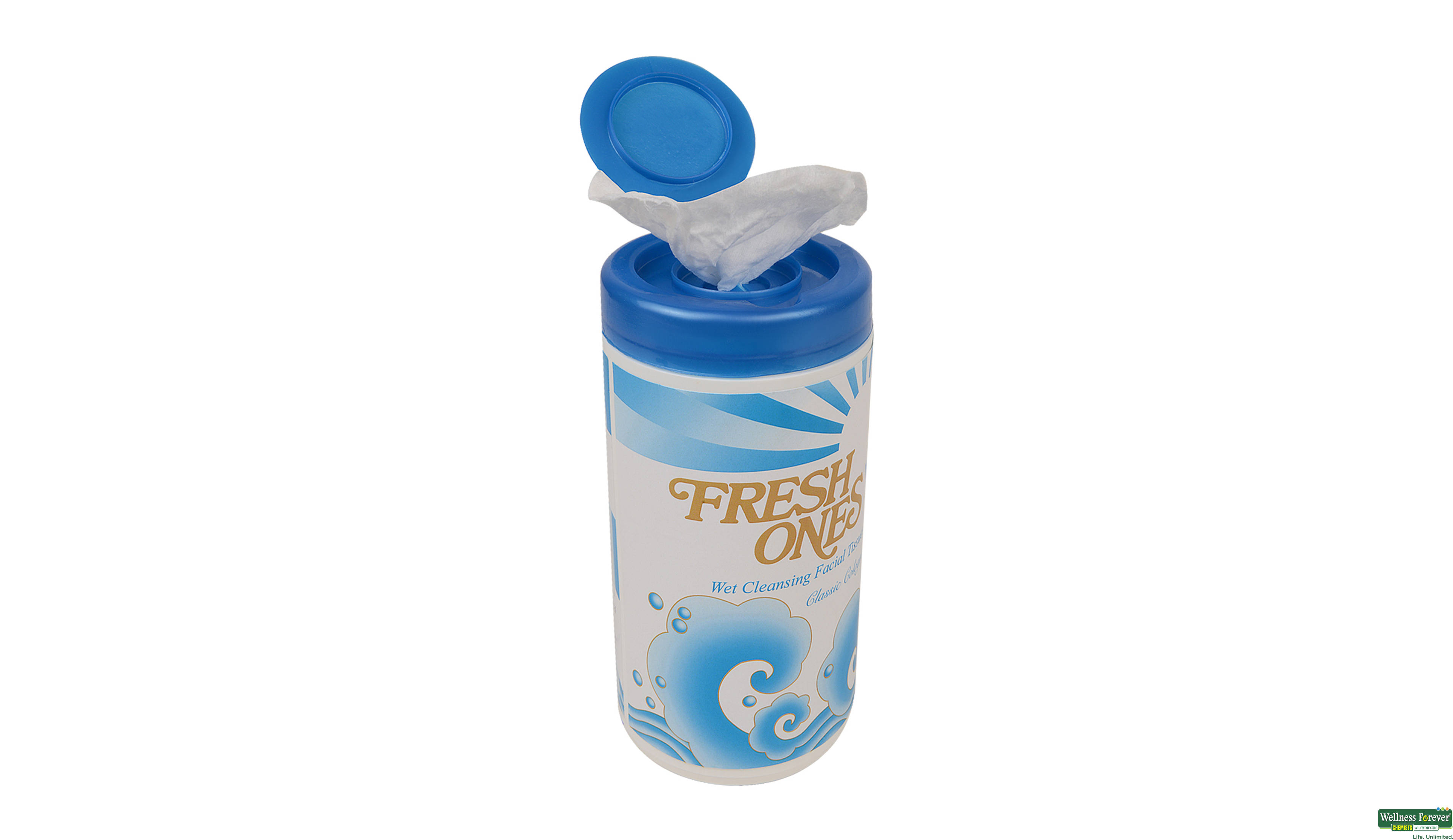 FRESH ONES TISSUE BLUE 70PC- 4, 70PC, 