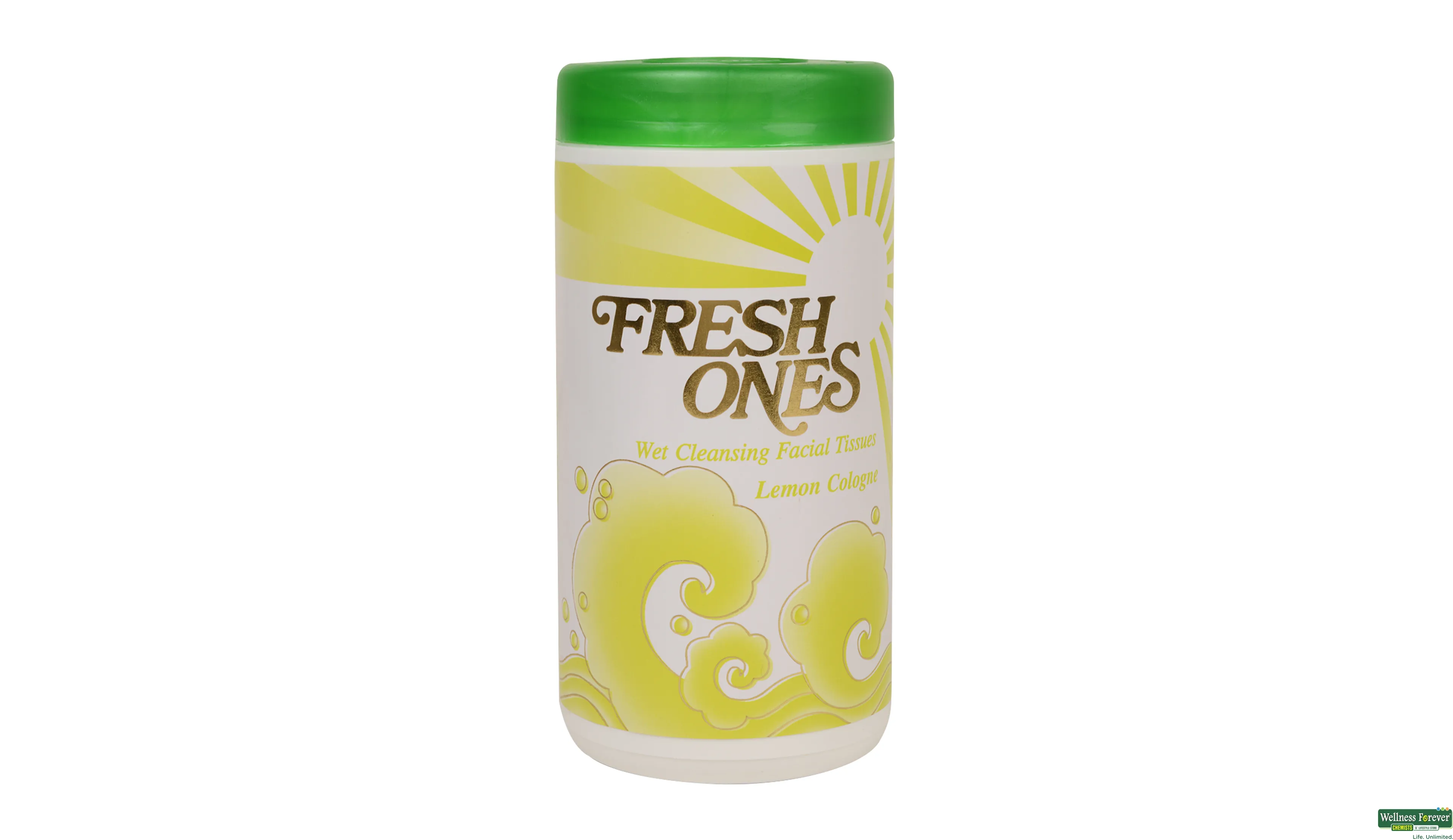 FRESH ONES TISSUE GREEN LIME 70PC- 1, 70PC, 