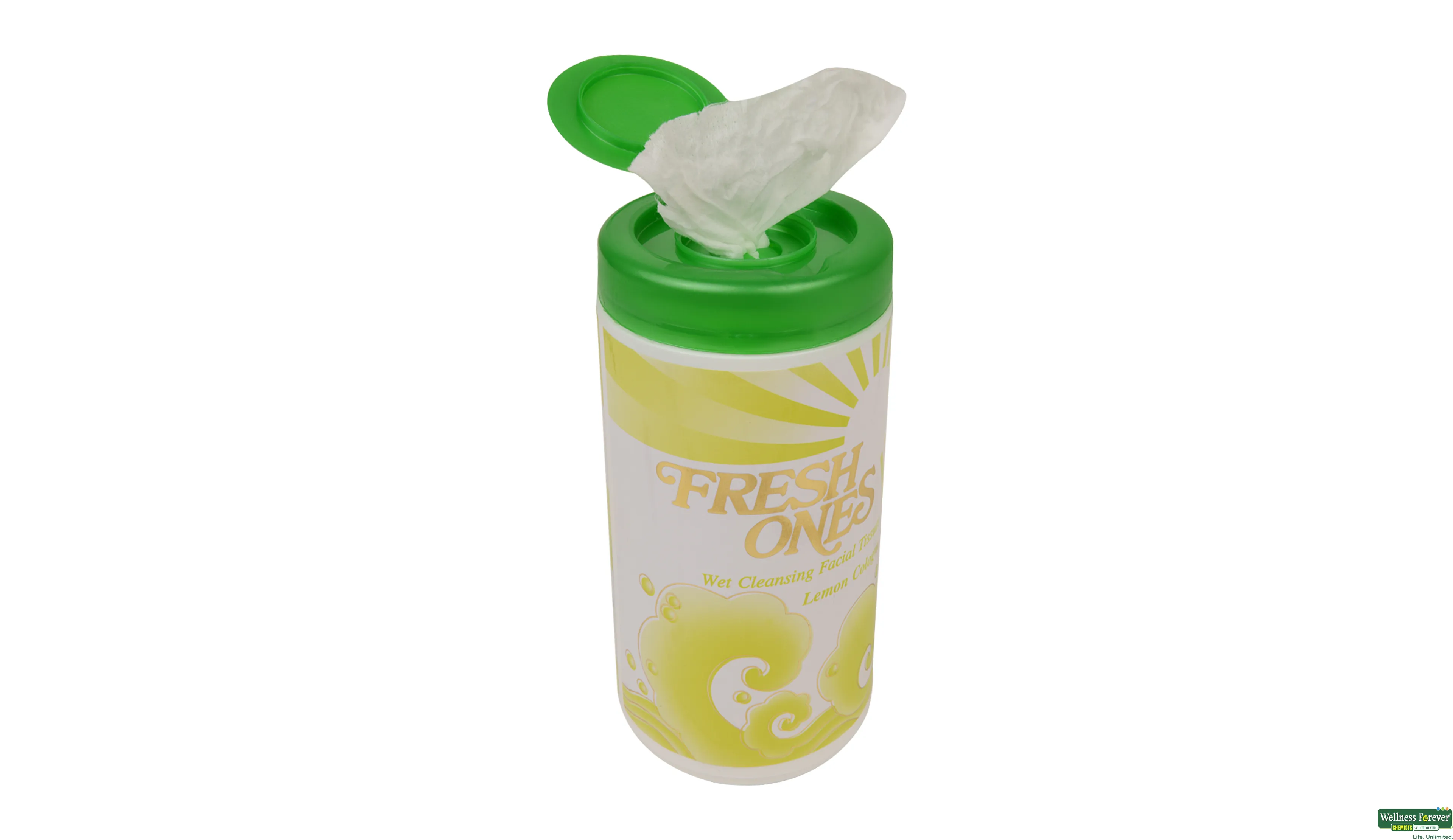 FRESH ONES TISSUE GREEN LIME 70PC- 4, 70PC, 