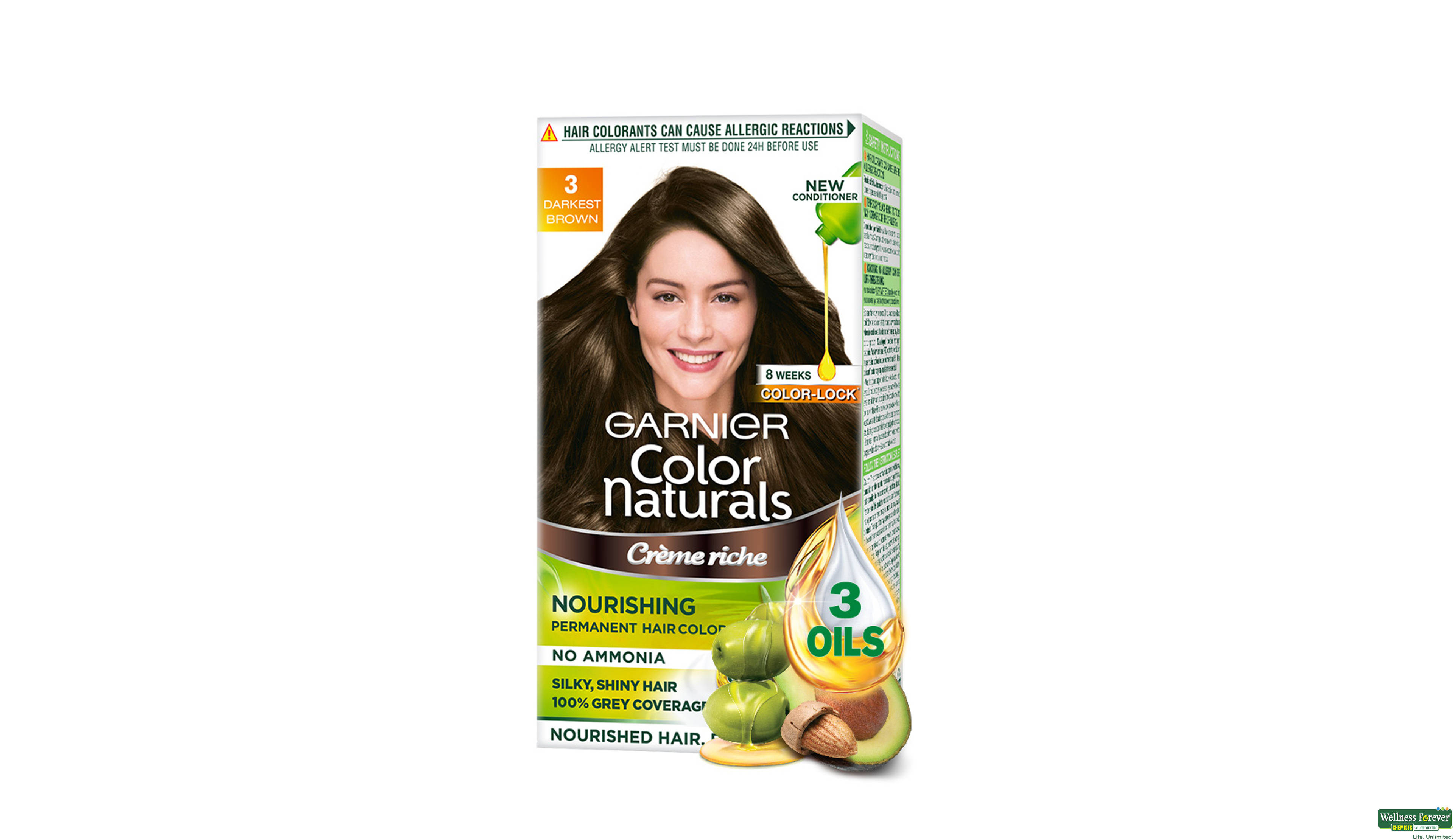 GARN HR/COLOR DARK BROWN-3 70ML- 2, 70ML, 
