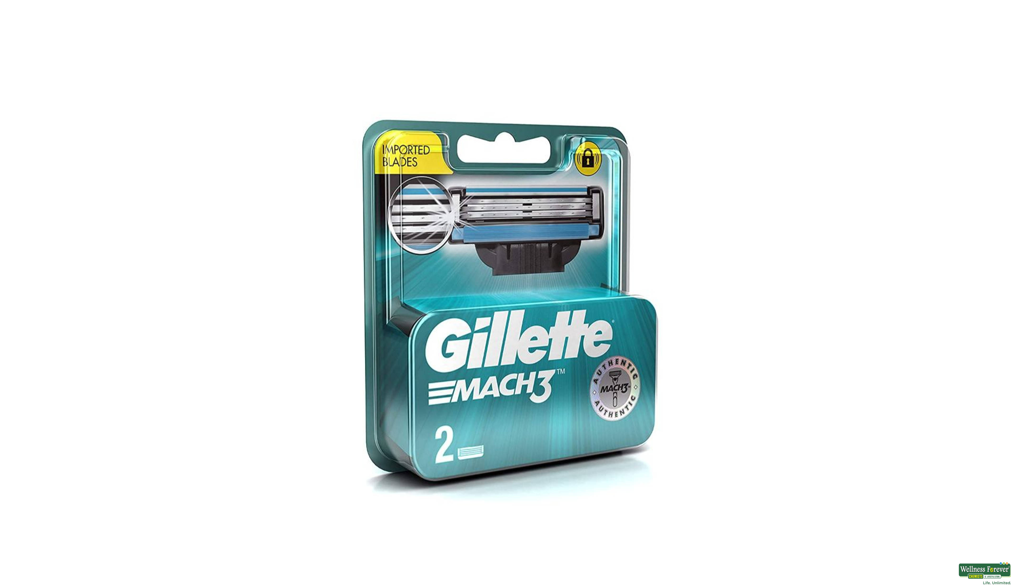 GILL SH/BLADE MACH3 2PC- 4, 2PC, 