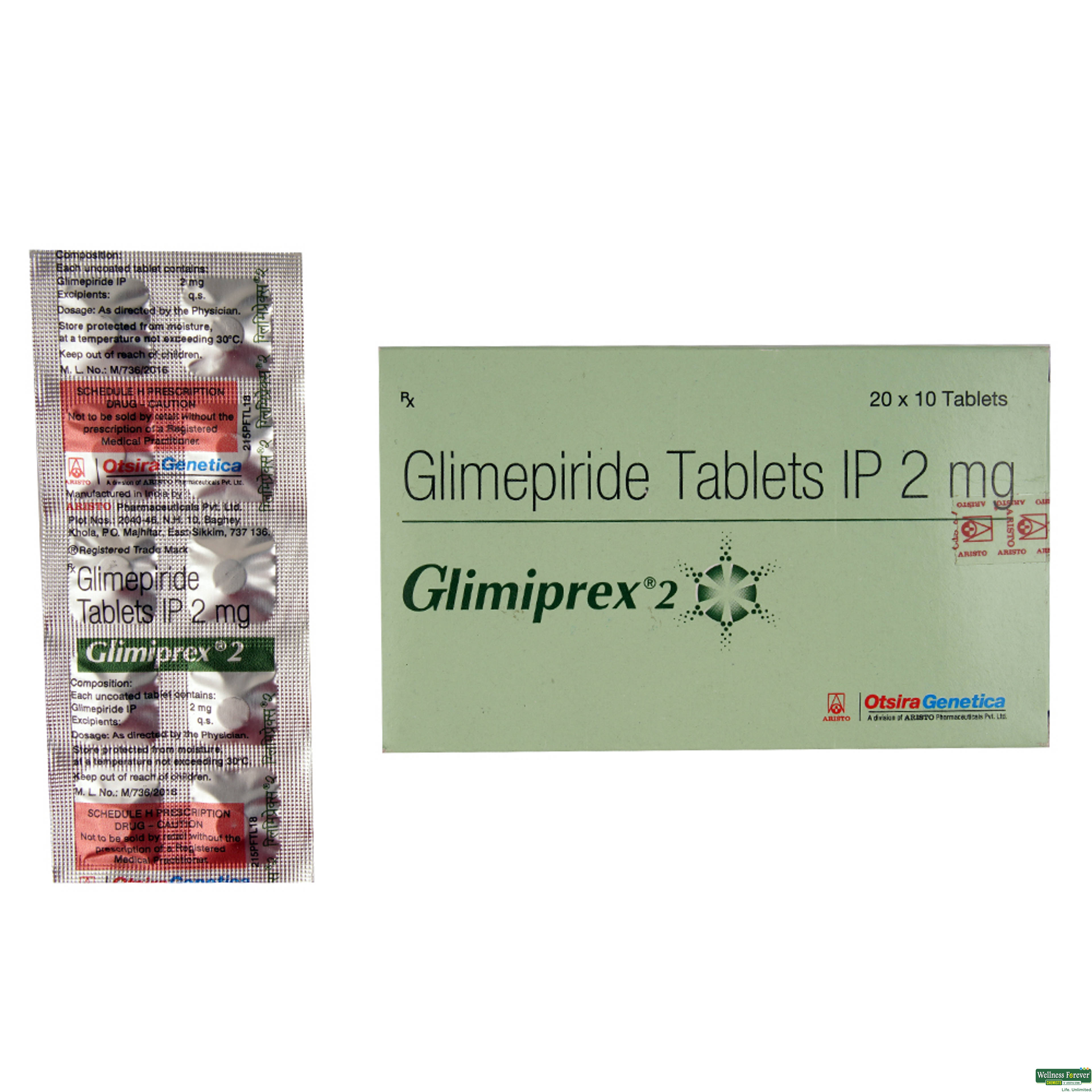 GLIMIPREX 2MG 10TAB-image