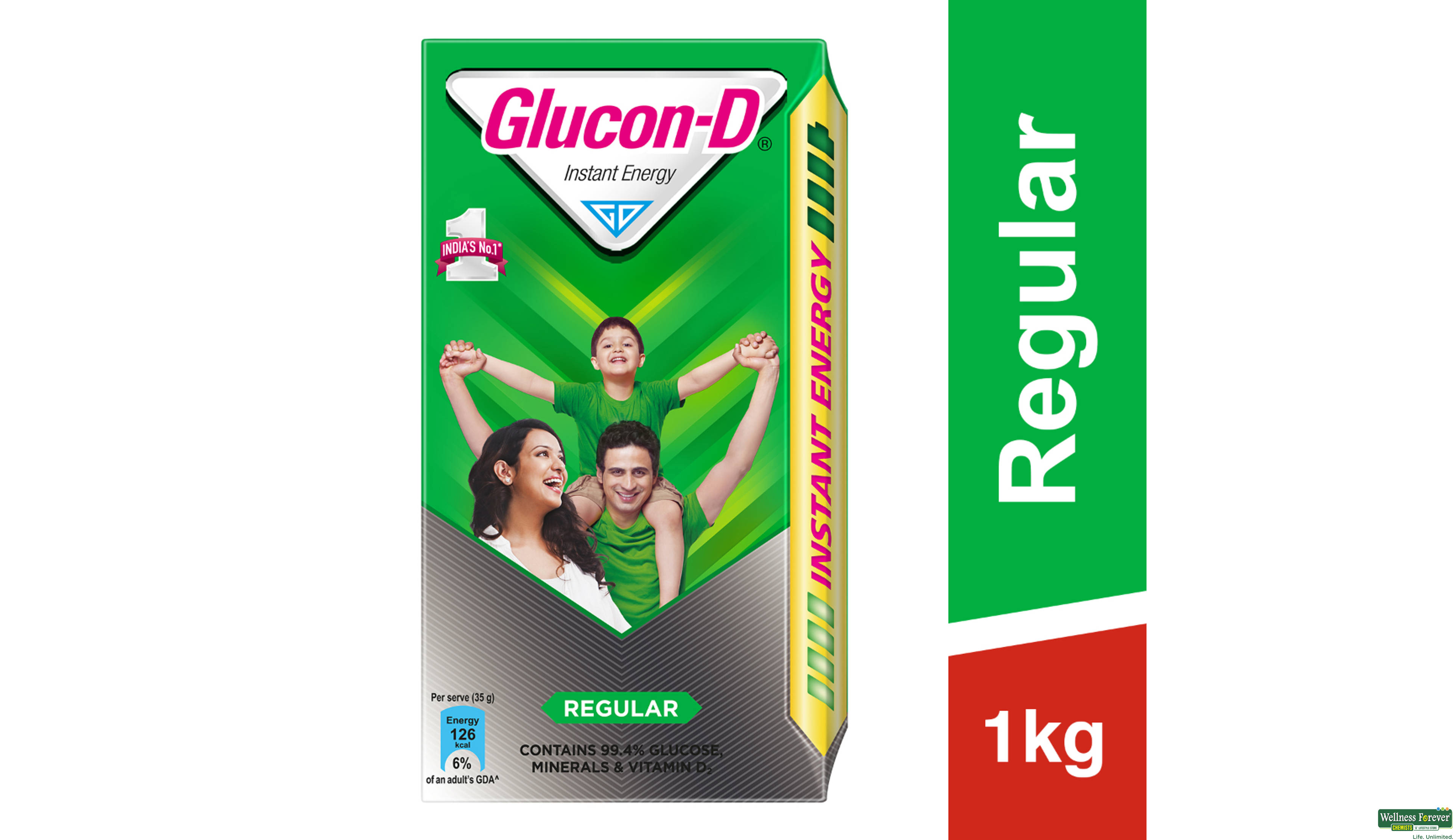 GLUCON D PWDR ORIGINAL REF 1KG- 1, 1KG, 