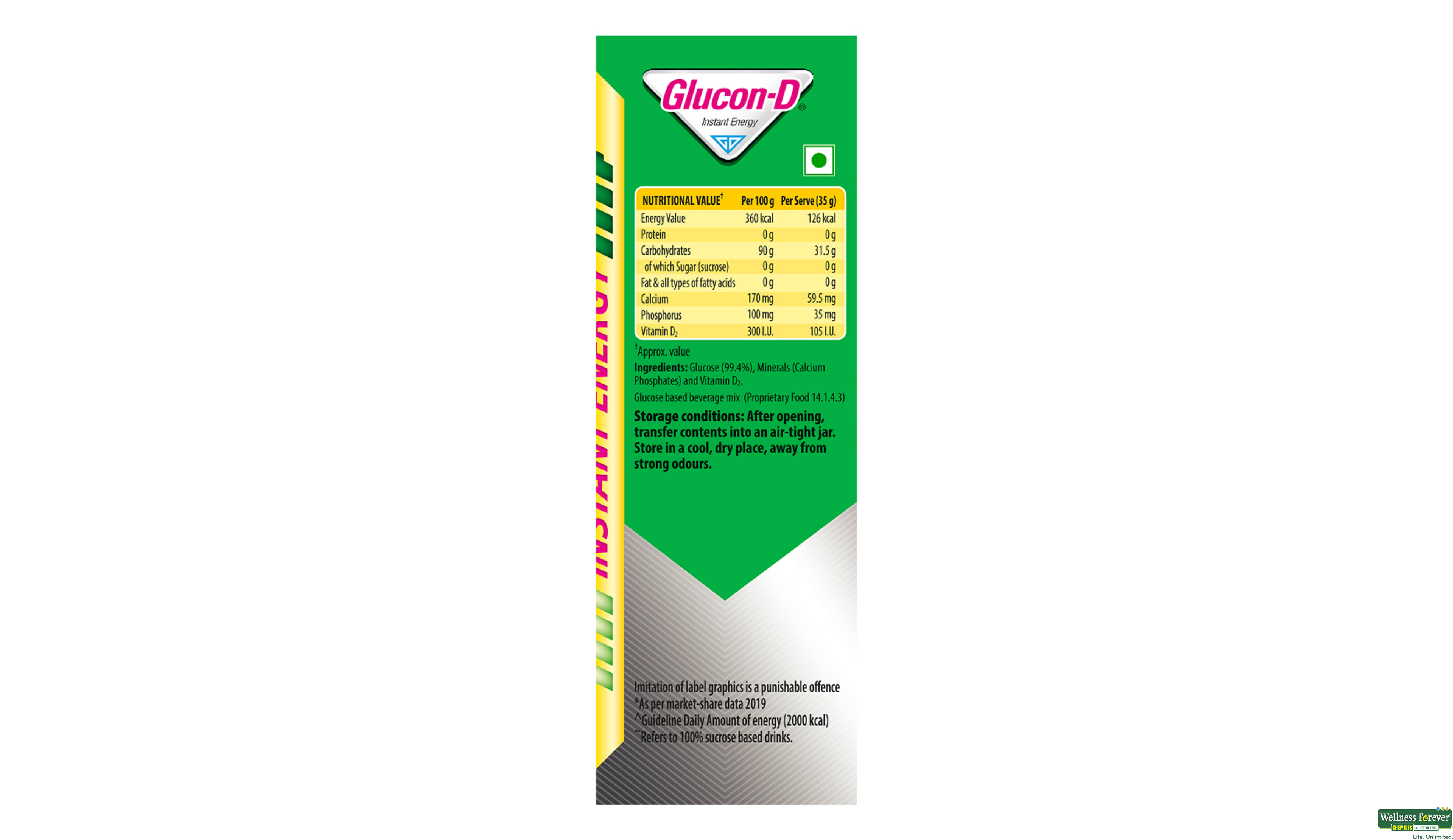GLUCON D PWDR ORIGINAL REF 1KG- 6, 1KG, 