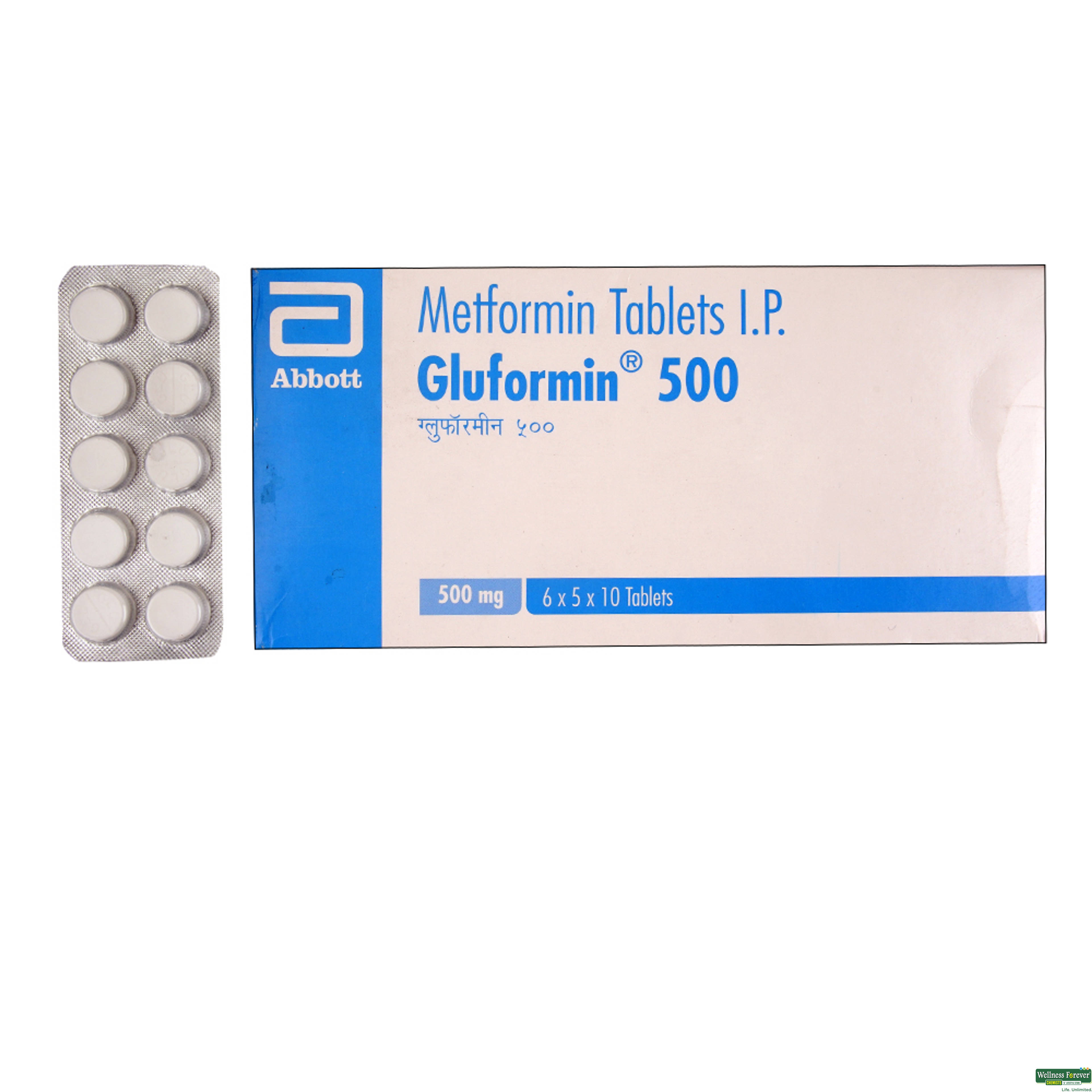 GLUFORMIN 500MG 10TAB-image