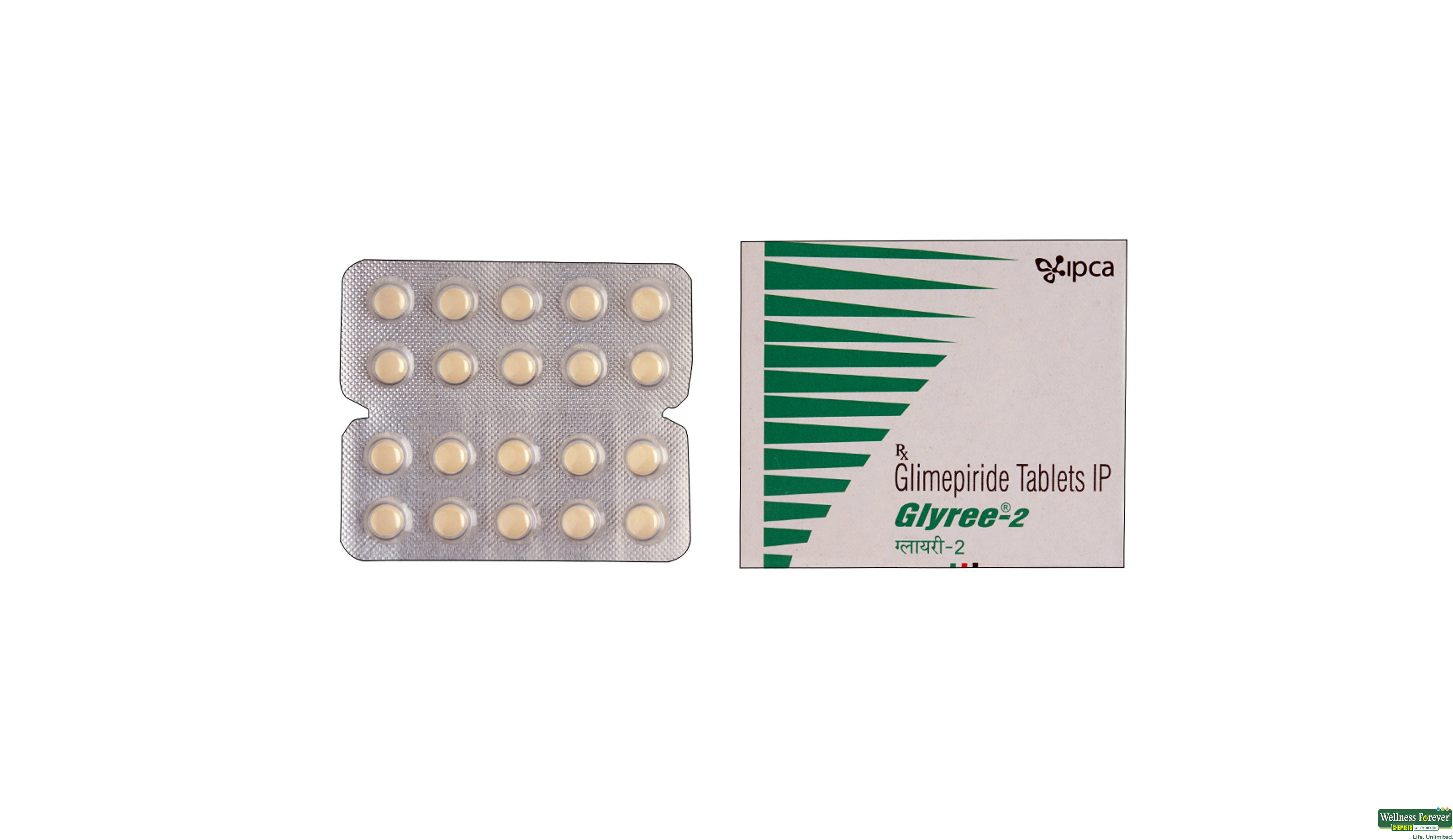 GLYREE 2MG 10TAB- 1, 10TAB, 