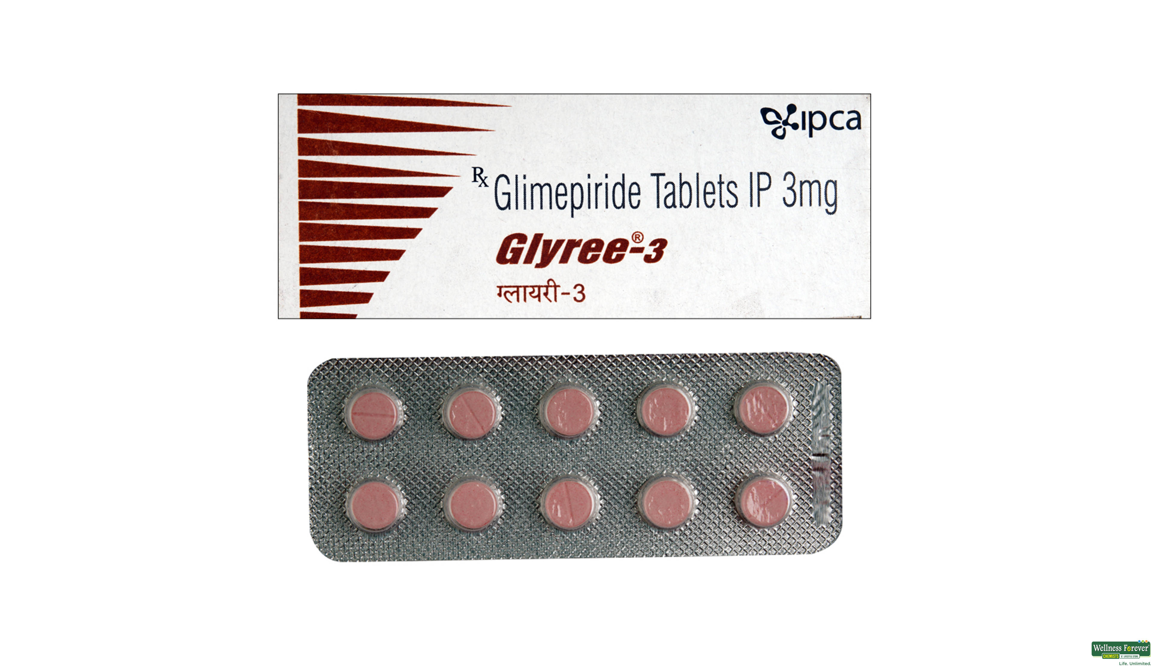 GLYREE 3MG 10TAB- 1, 10TAB, 