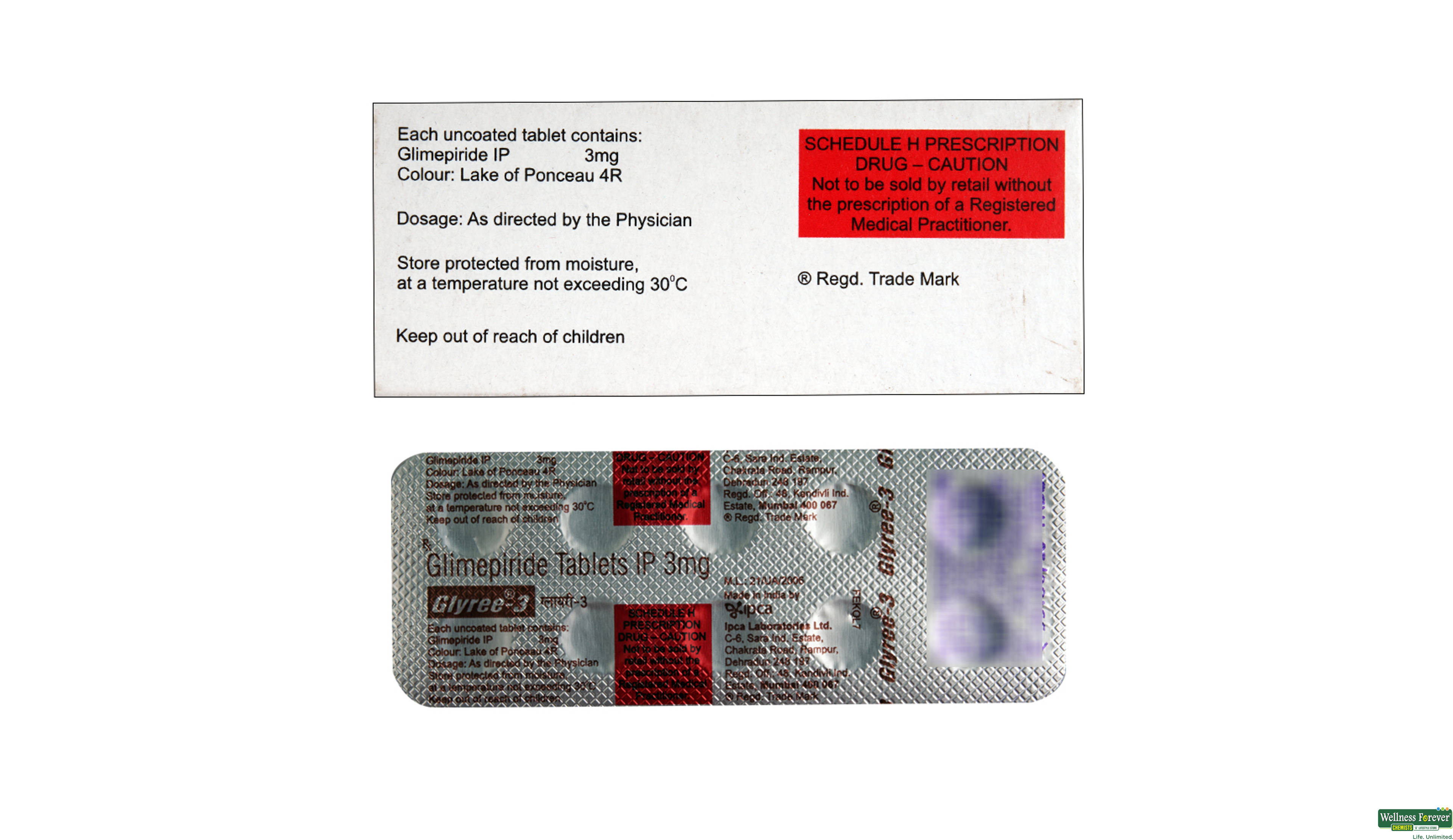 GLYREE 3MG 10TAB- 2, 10TAB, 
