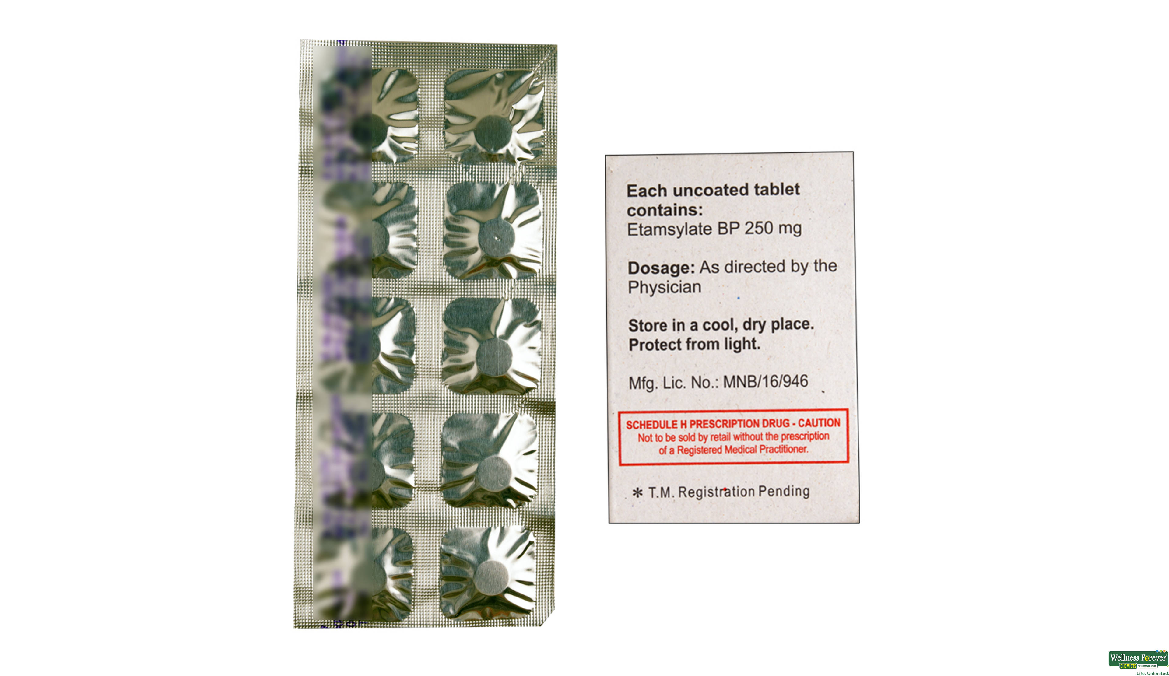 HEMSYL 250MG 10TAB- 2, 10TAB, 