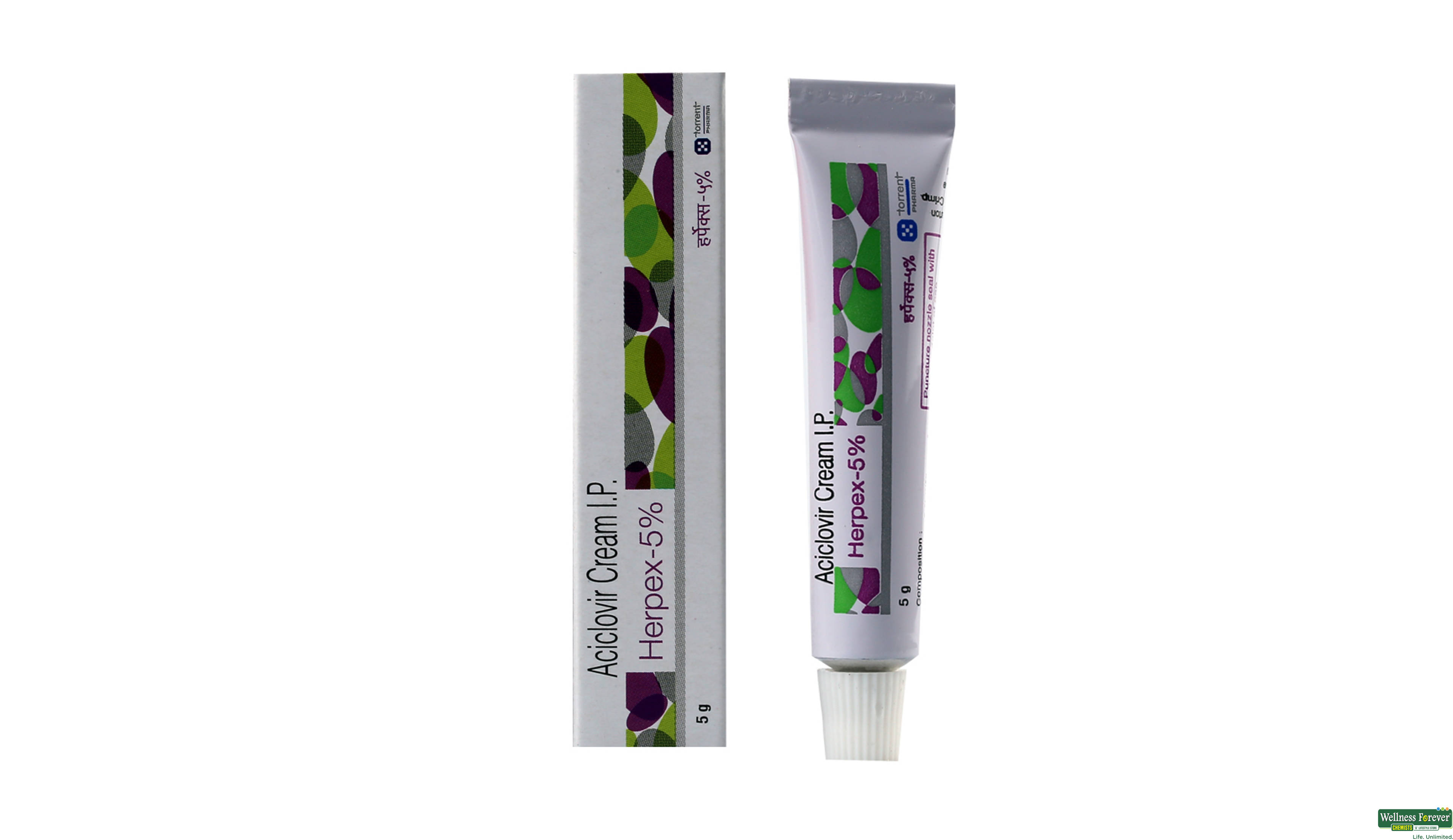 HERPEX 5% CREAM 5GM- 1, 5GM, 