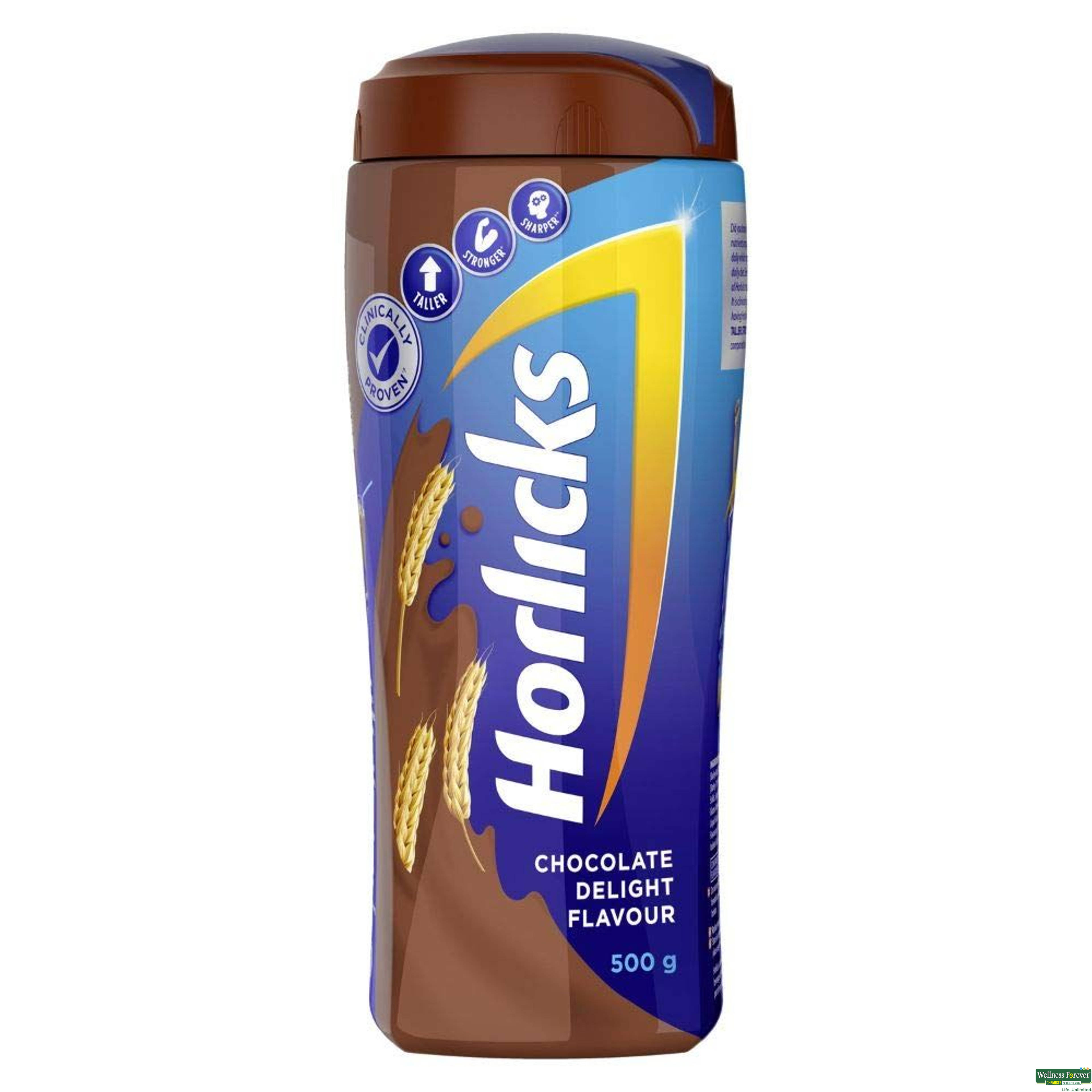 Horlicks Health & Nutrition Drink Chocolate Jar 500g-image