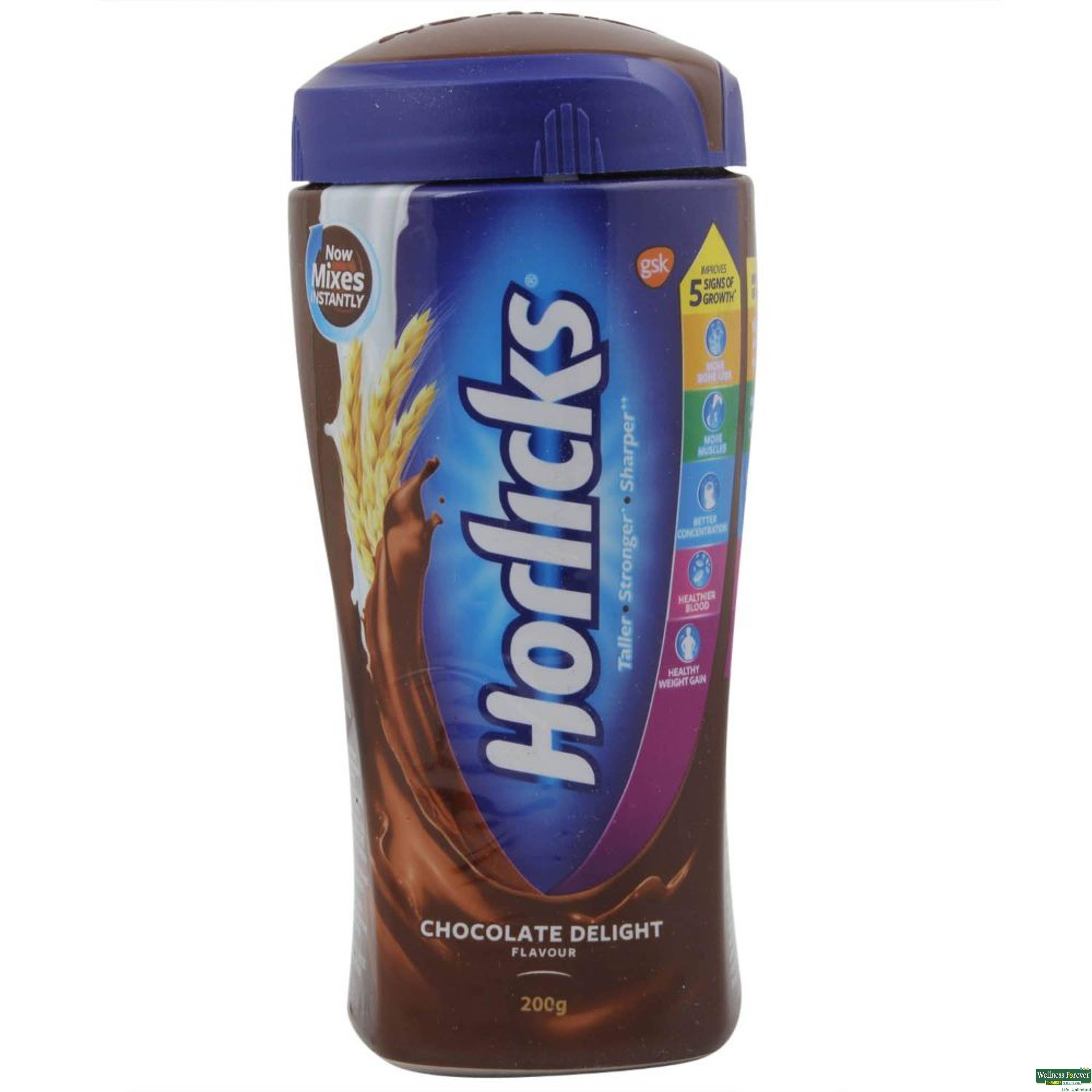 Horlicks Health & Nutrition Drink, Chocolate, 200 g-image