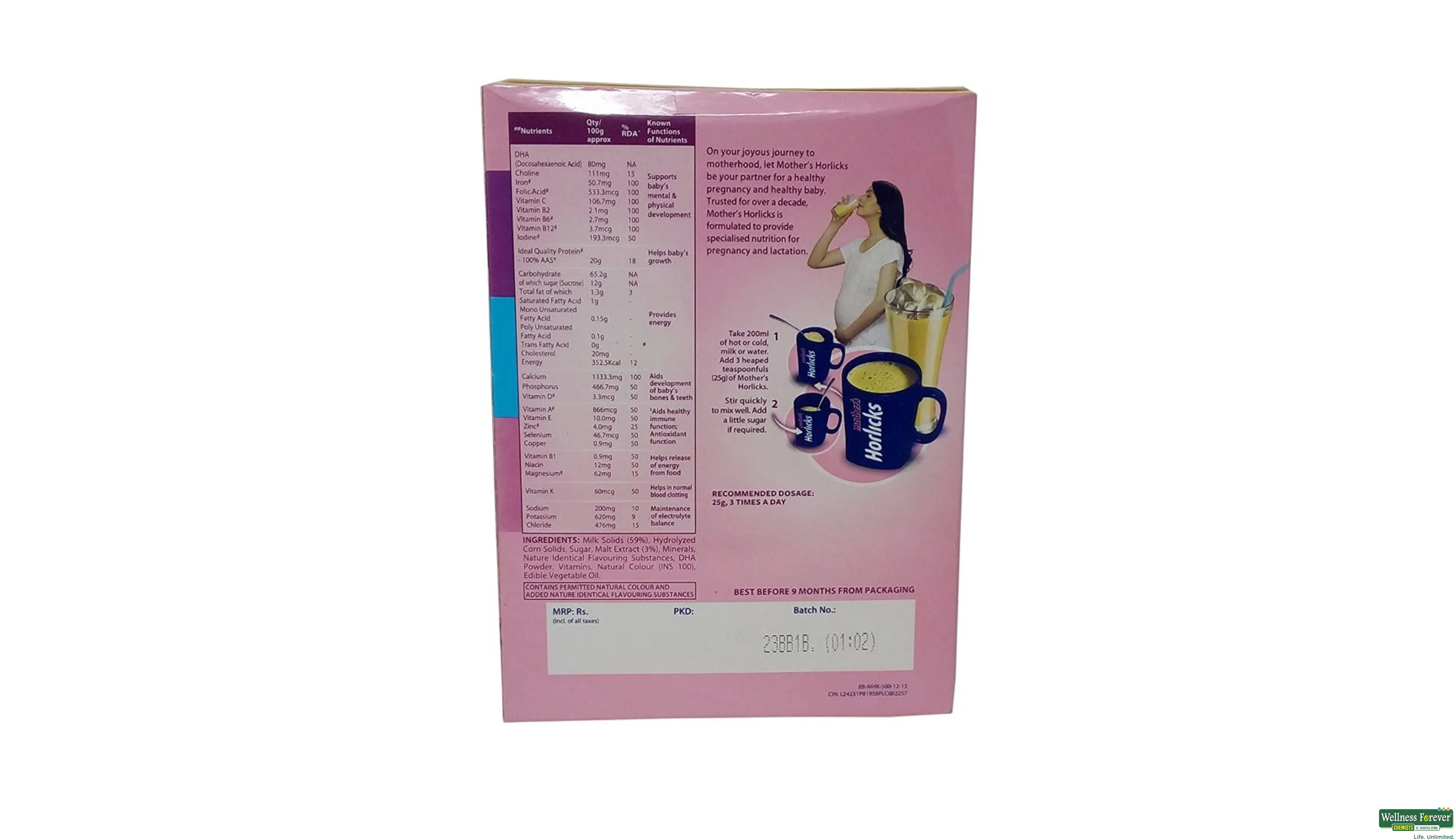 Mother 's Horlicks Plus Nutrition Pregnant and Breast Feeding Women