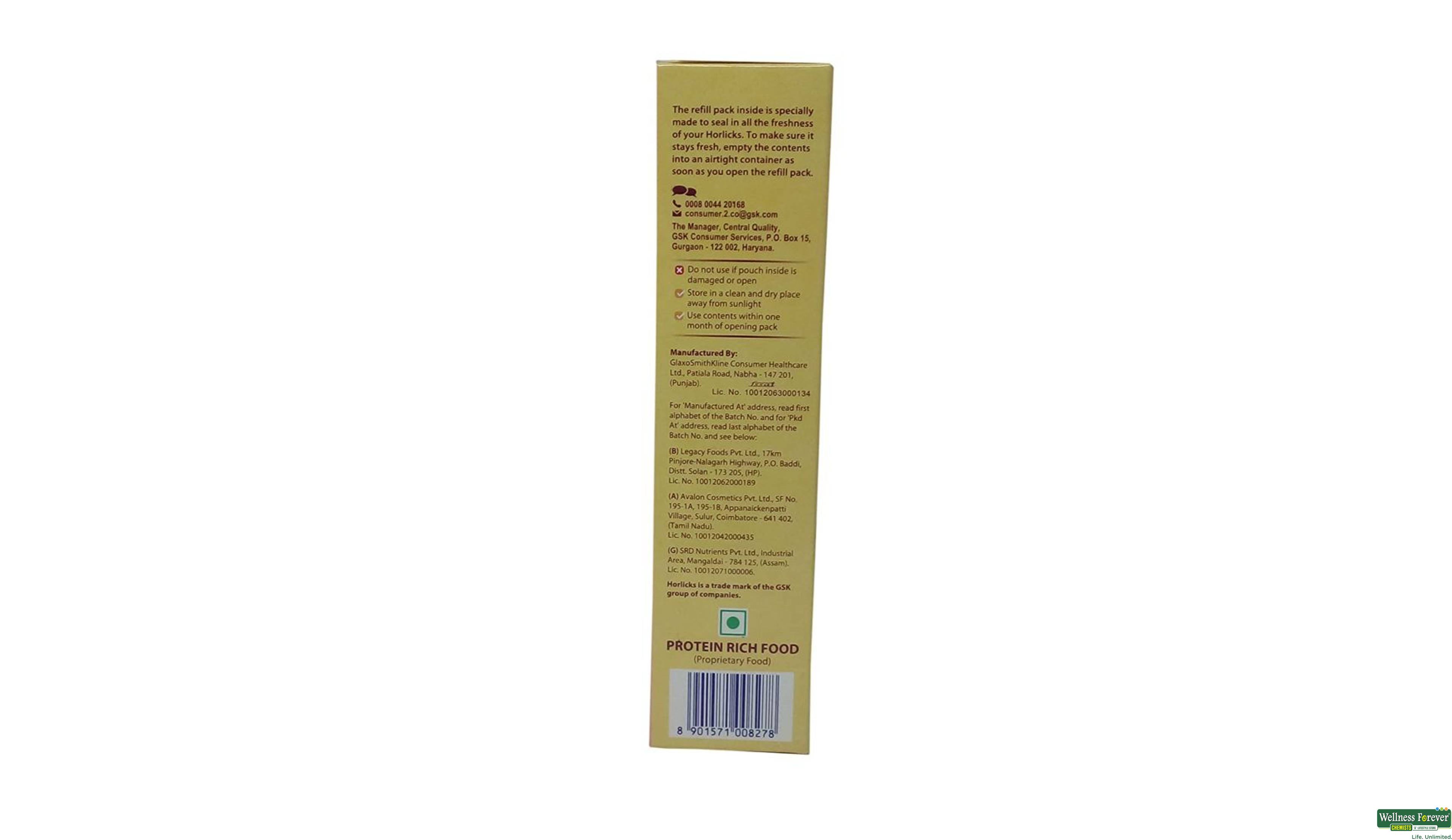 HORLICKS PWDR MOTHER REF 500GM- 5, 500GM, null