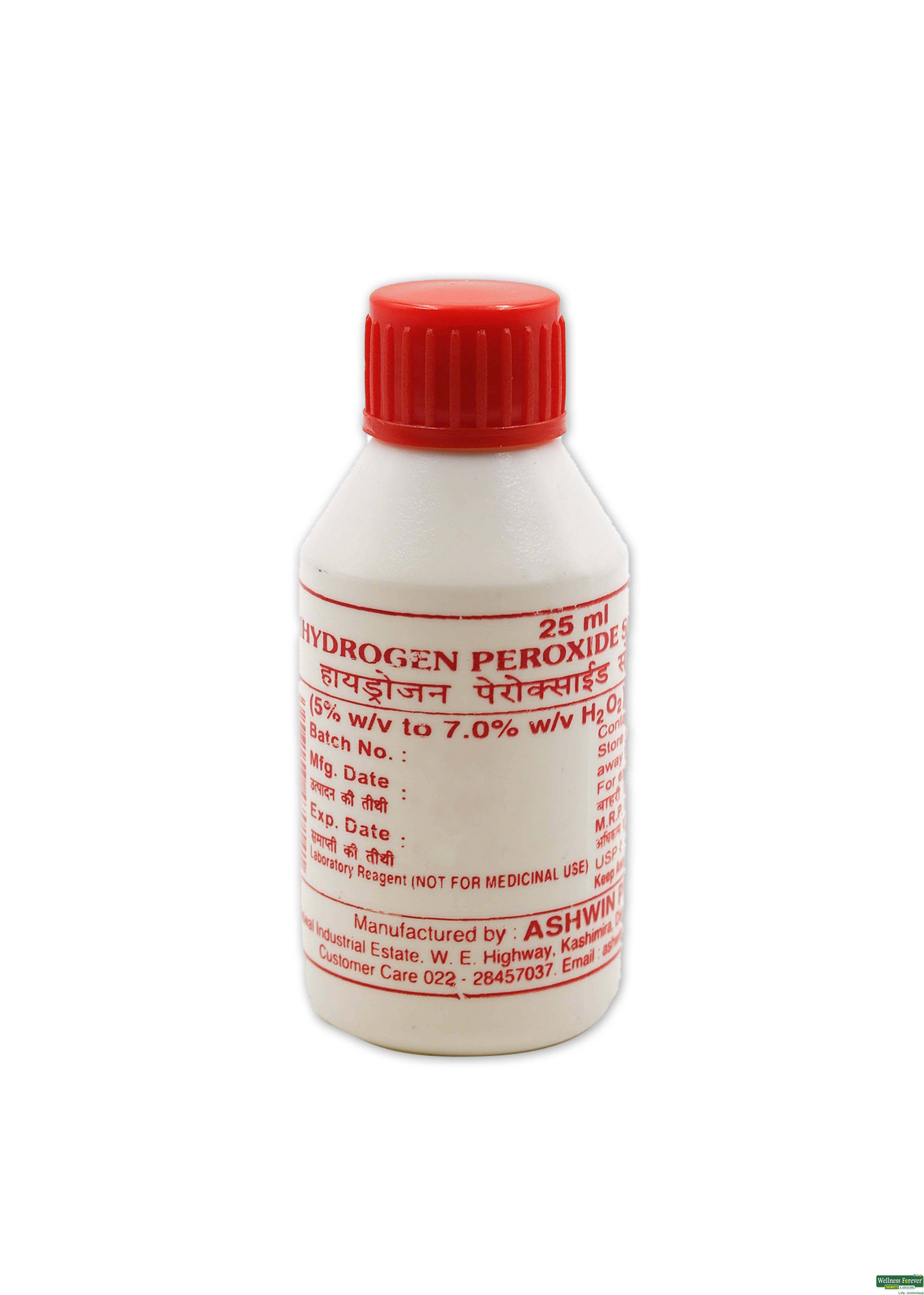 HYDROGEN PEROXIDE ASHWIN 25ML-image