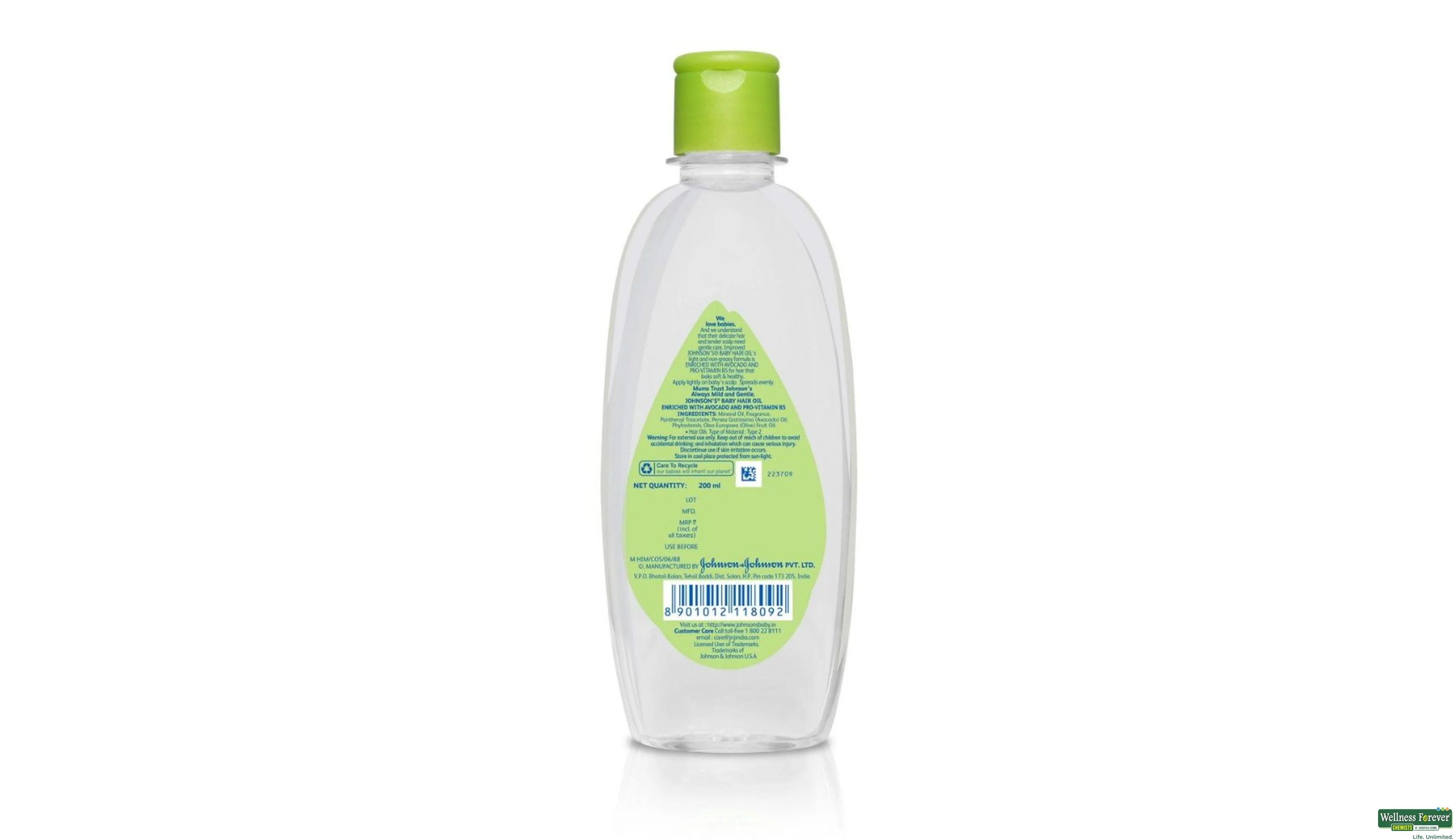 Johnson baby oil is good sales for hair