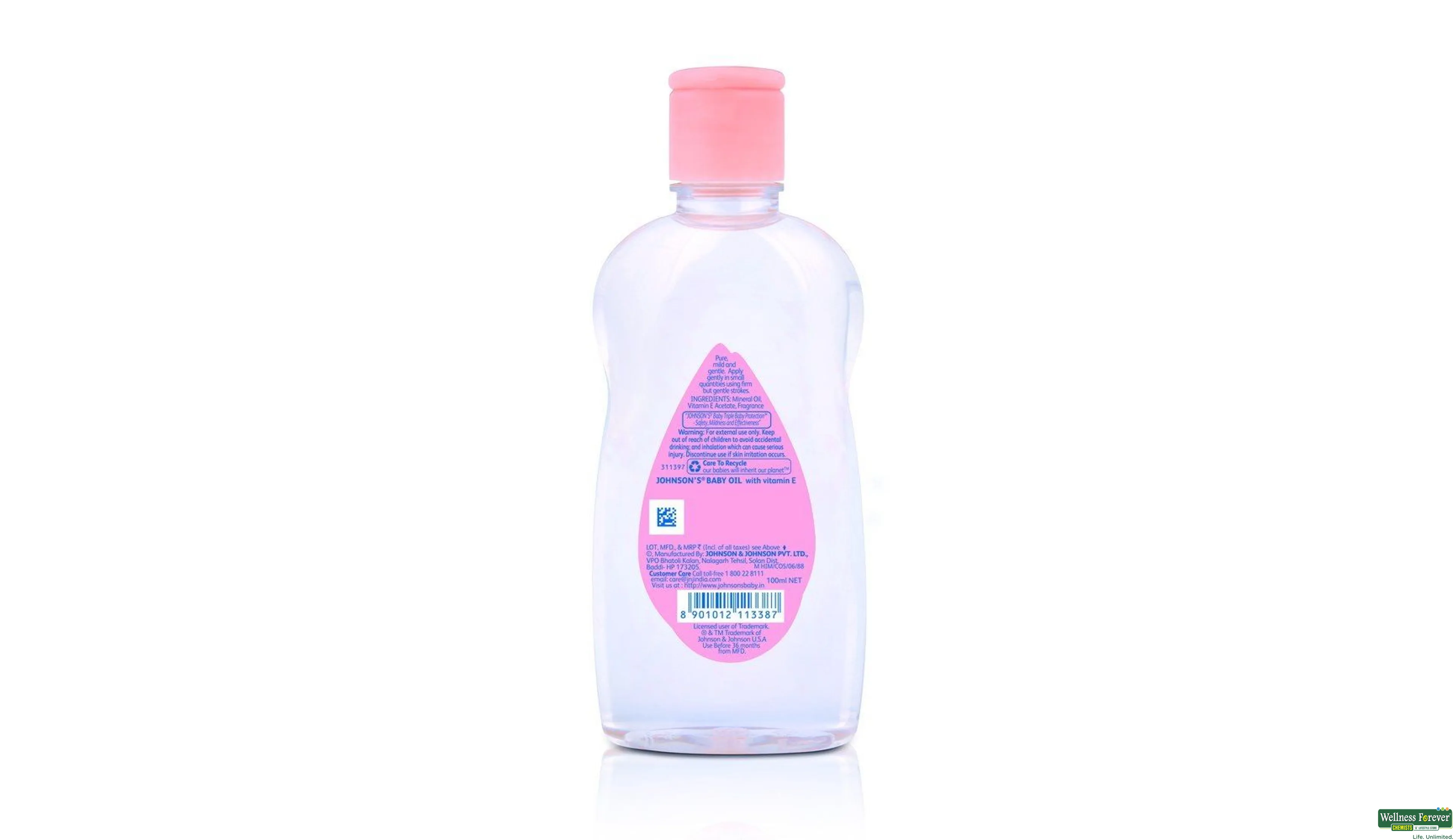 JJ BABY OIL 100ML- 3, 100ML, 