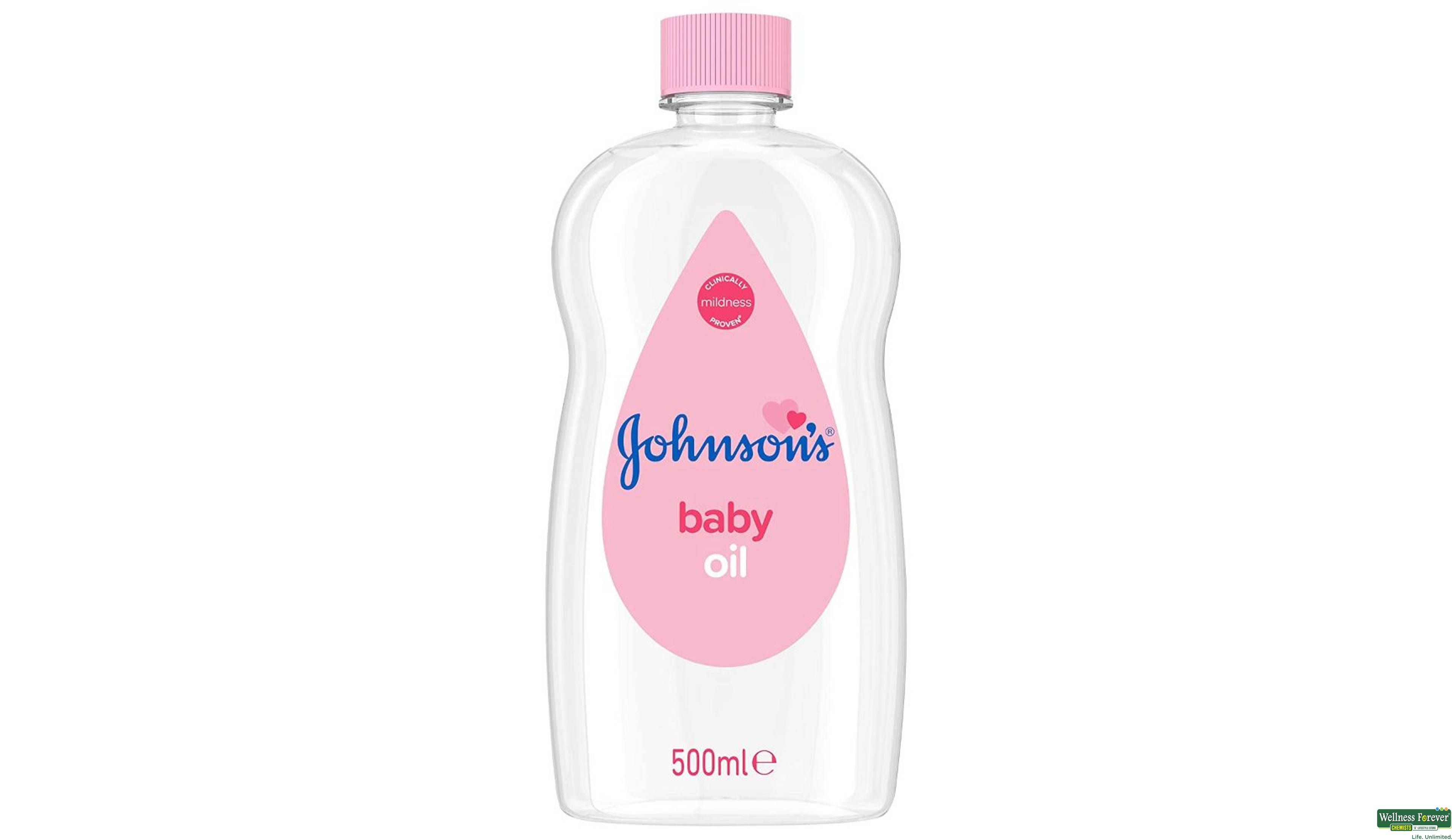 JJ BABY OIL 500ML- 1, 500ML, 