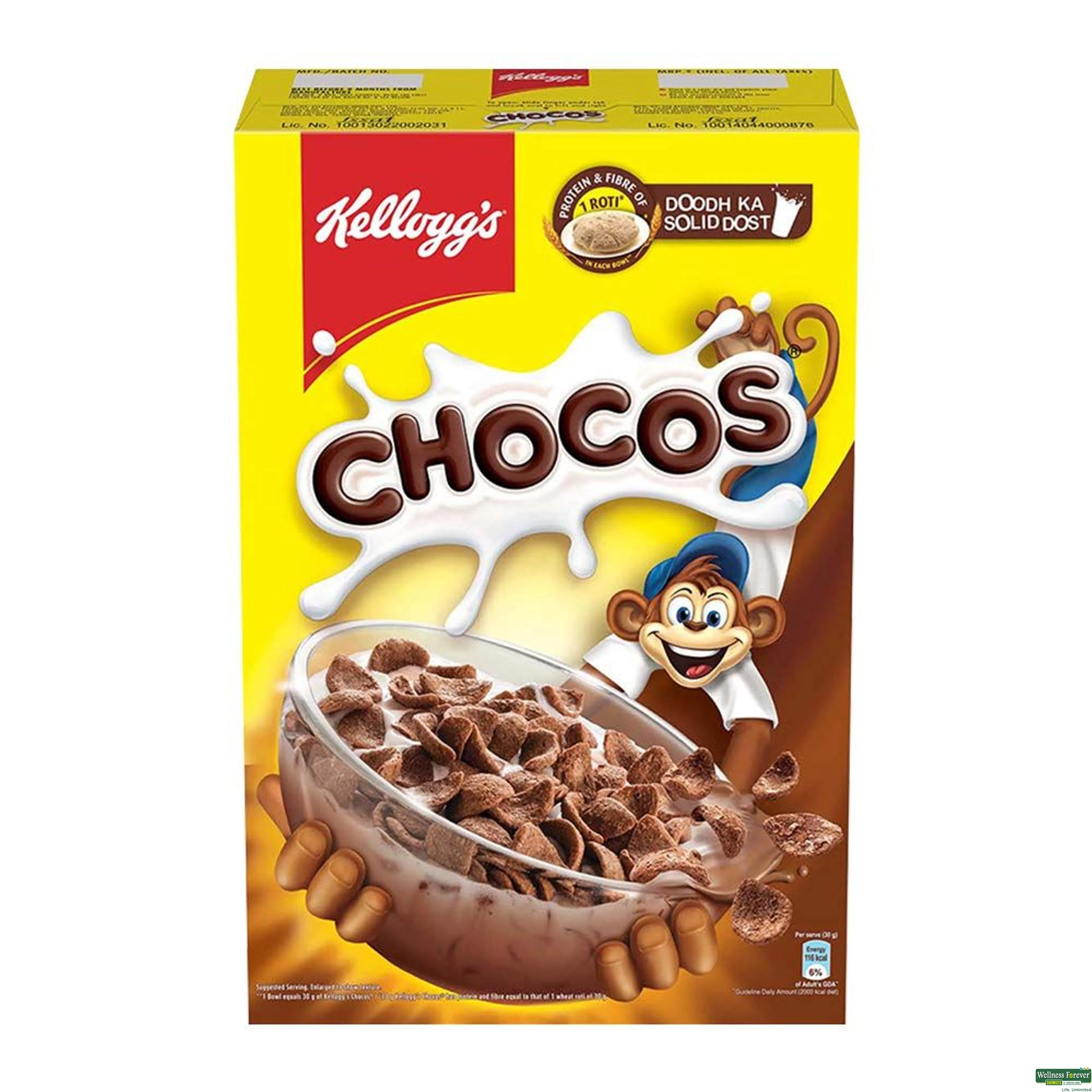 KELL CORNFLAKES CHOCOS 375GM-image