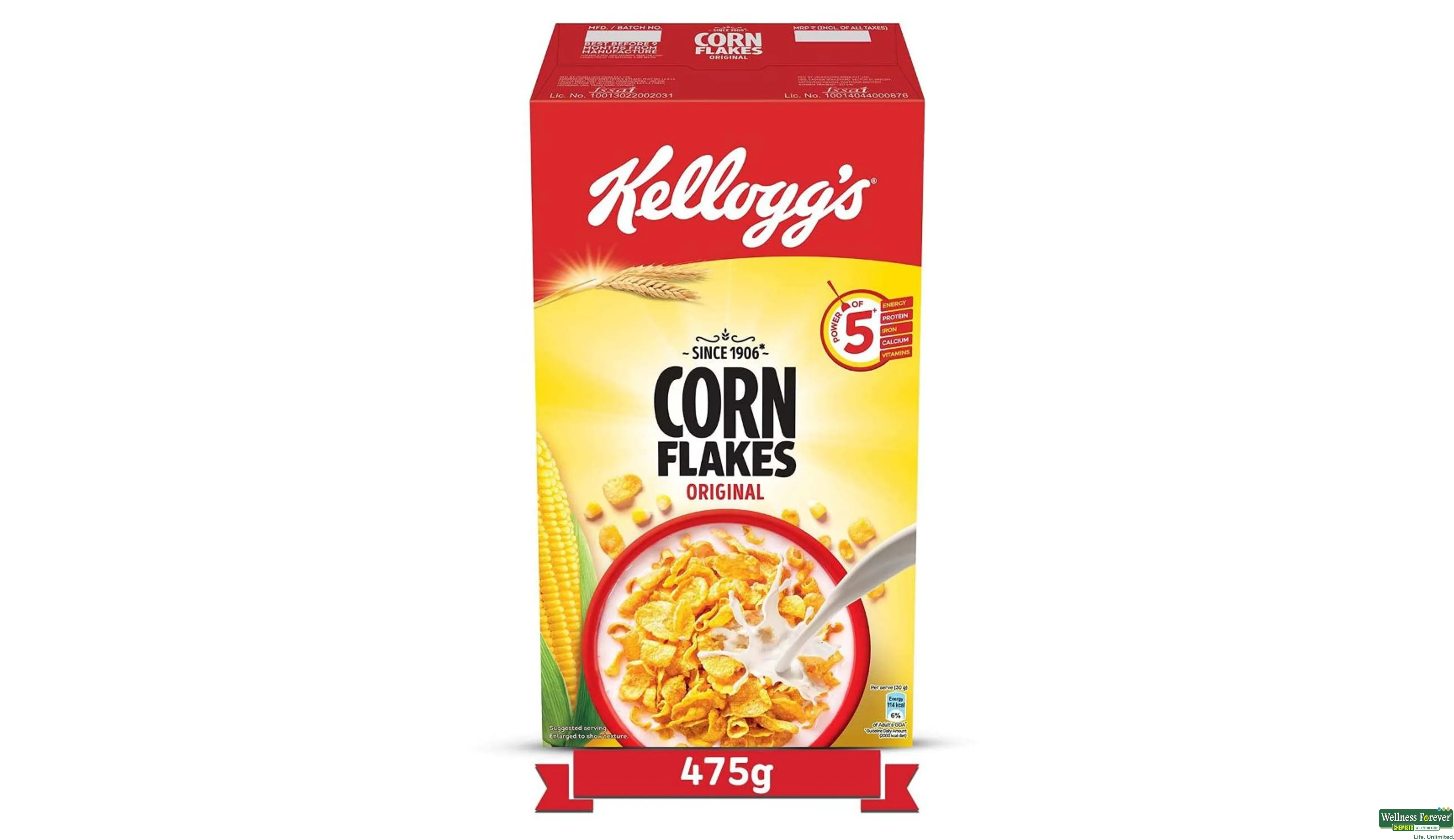 KELLOGGS - CORN FLAKES 1kg - Exclusively Food