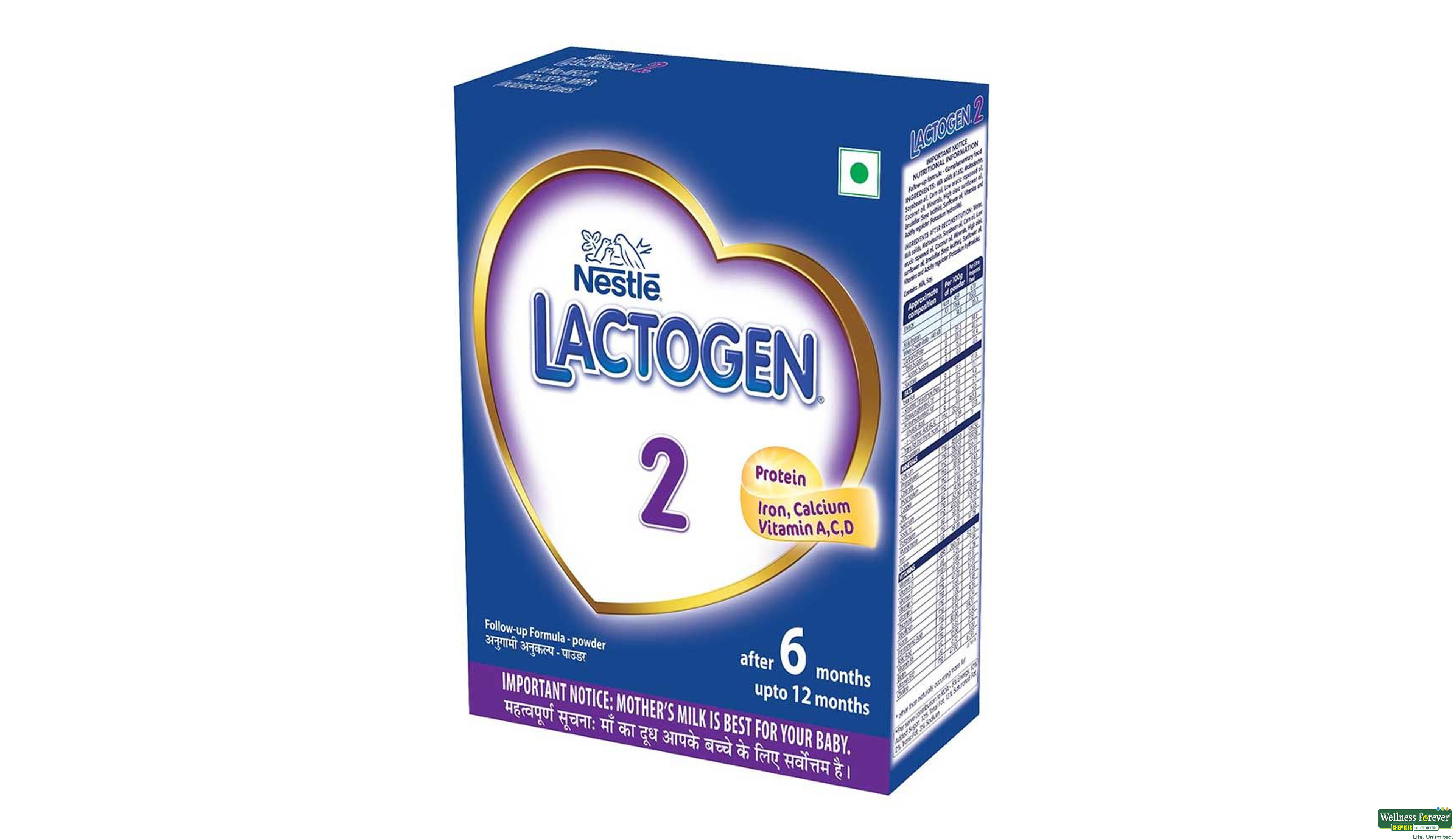 LACTOGEN 2 REF 400GM- 1, 400GM, null