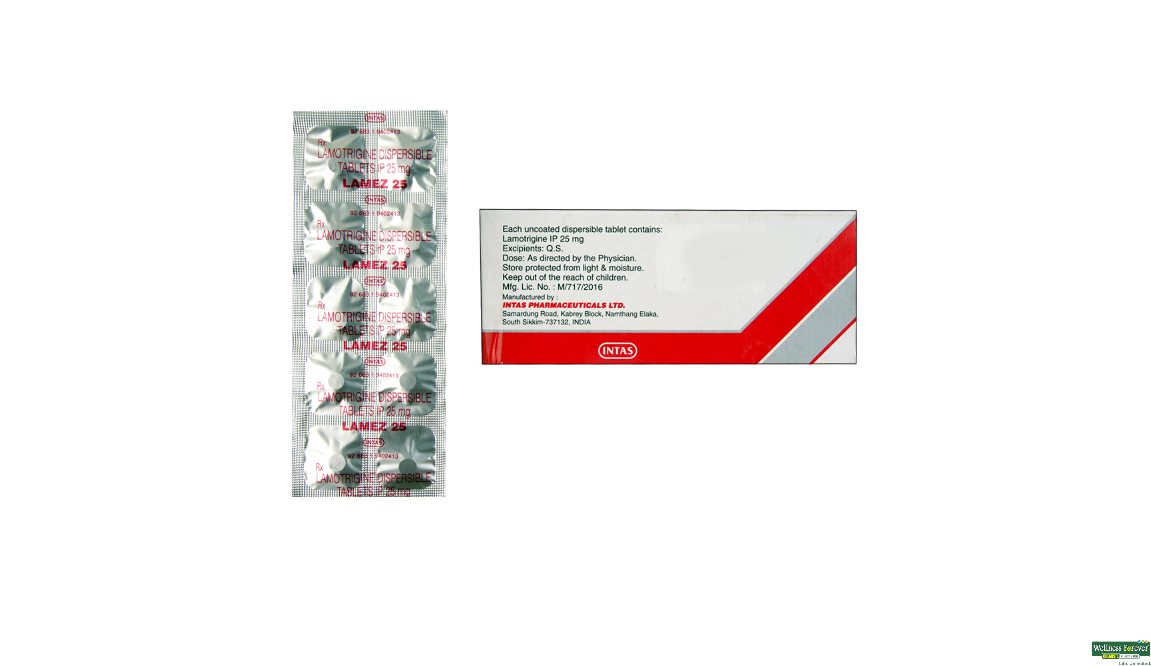 LAMEZ 25MG 10TAB- 2, 10TAB, 