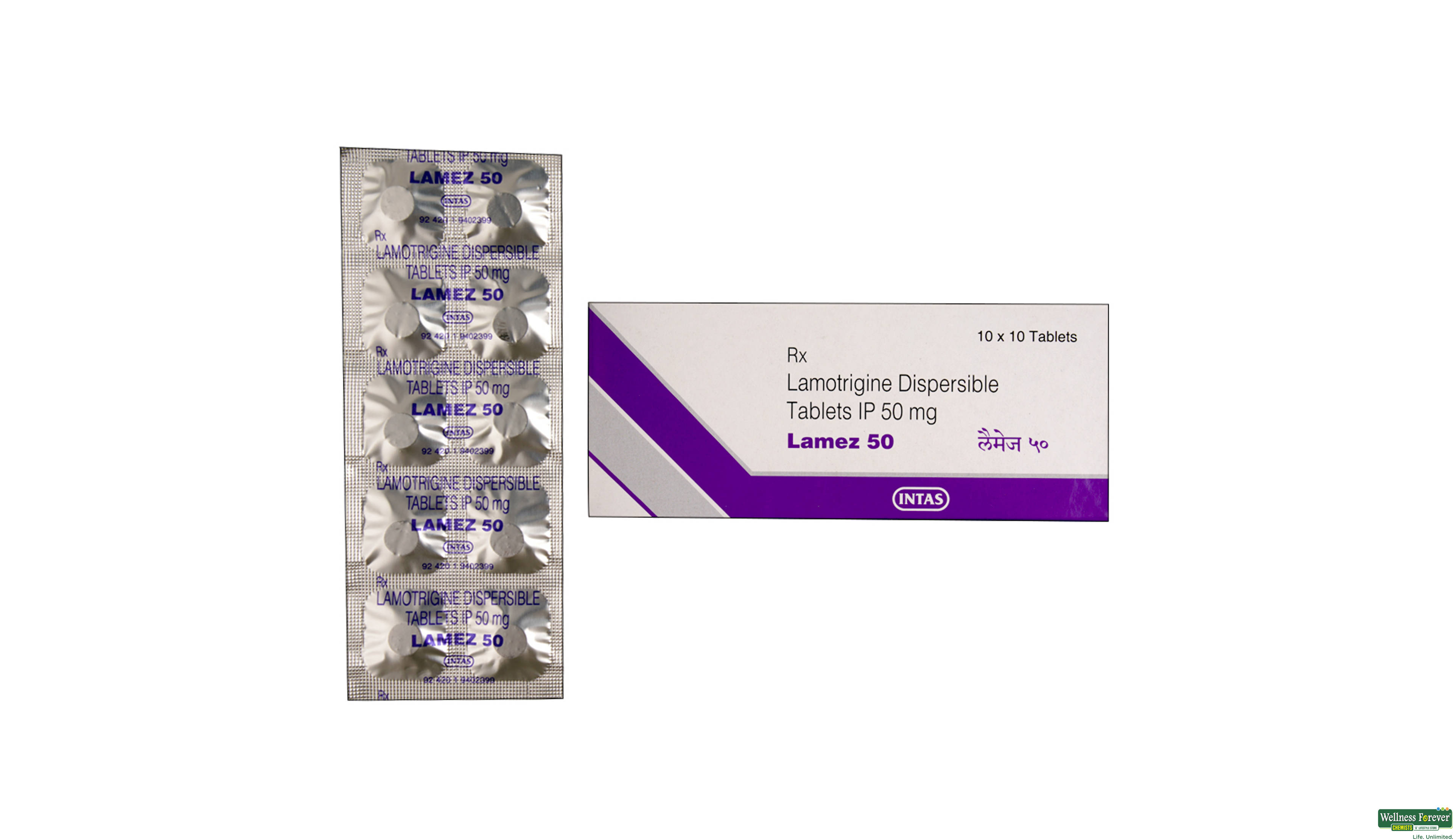 LAMEZ 50MG 10TAB- 1, 10TAB, 