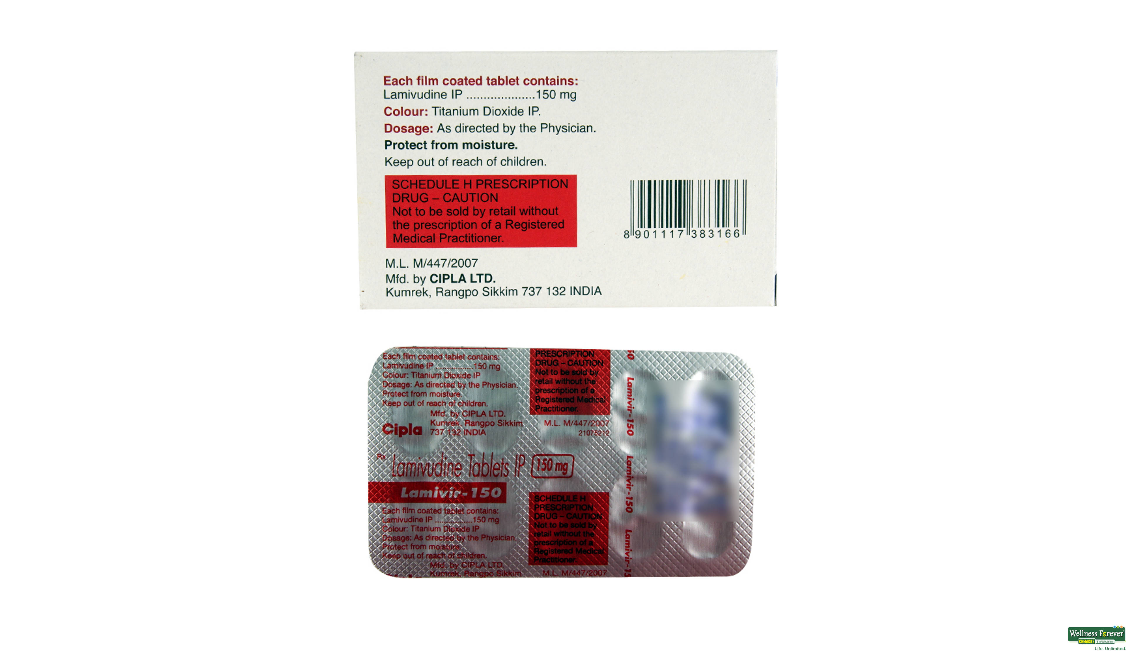 LAMIVIR 150MG 10TAB- 2, 10TAB, 