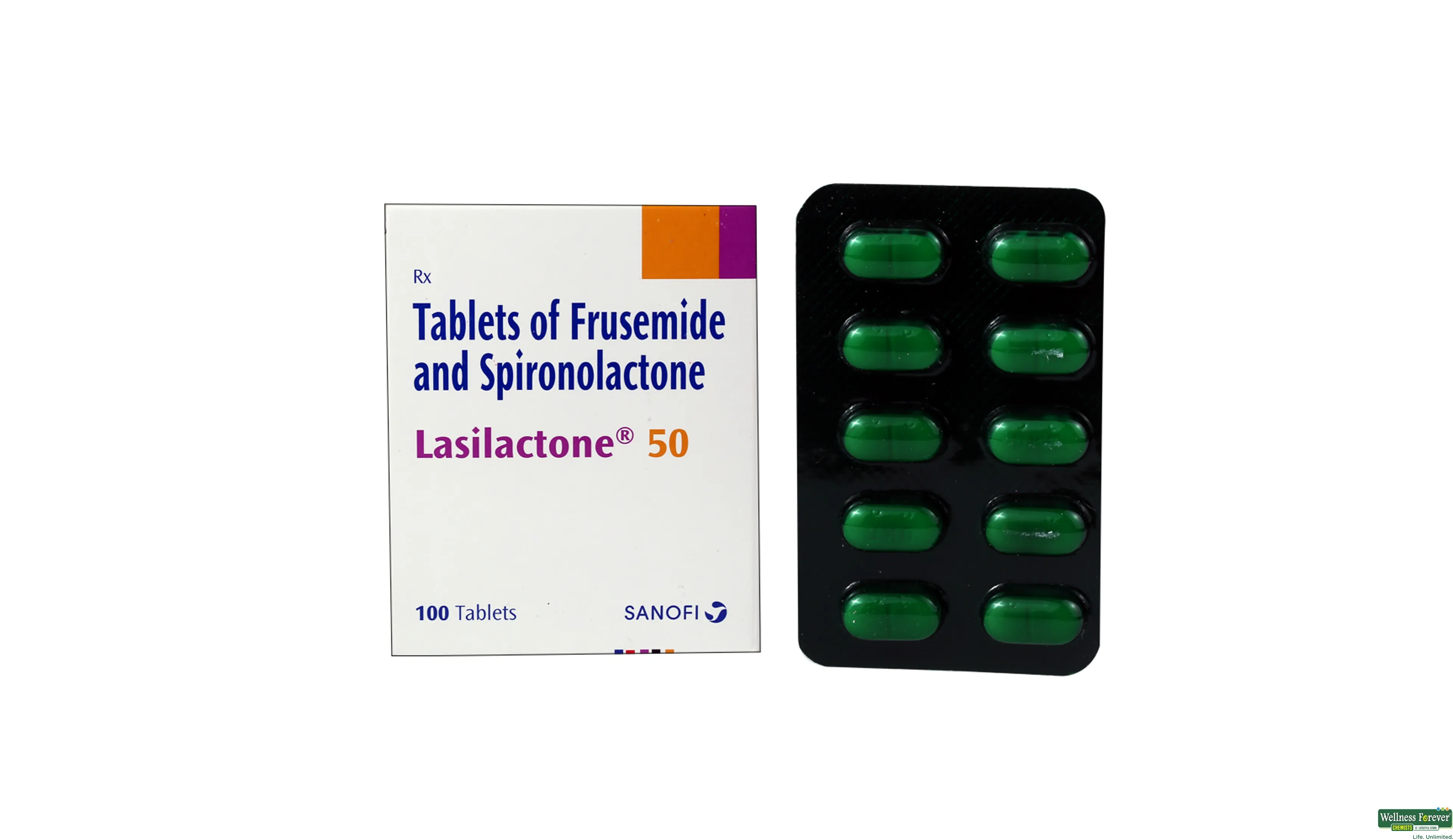 LASILACTONE 50MG 10TAB- 1, 10TAB, 