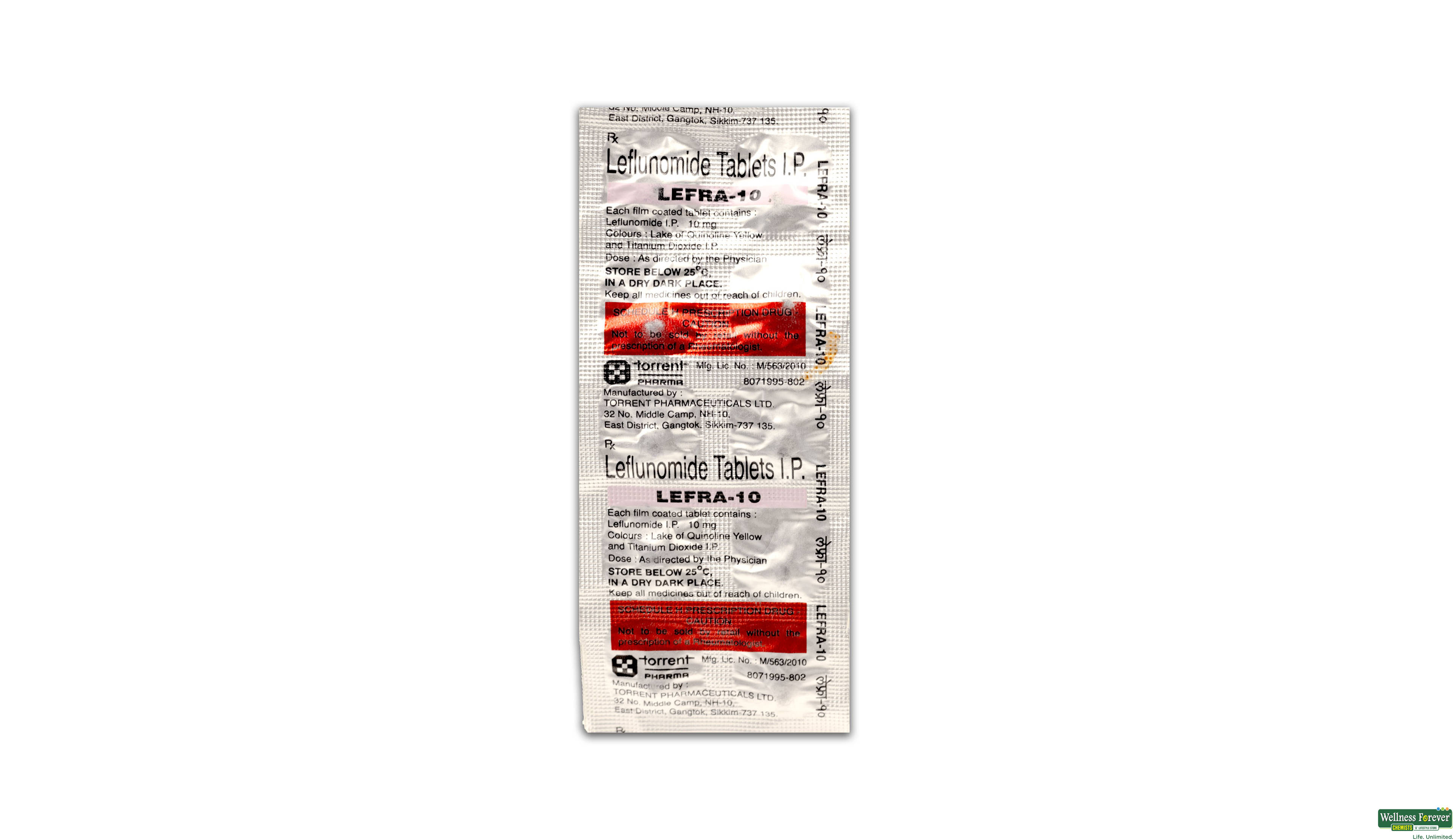 LEFRA 10MG 10TAB- 2, 10TAB, 