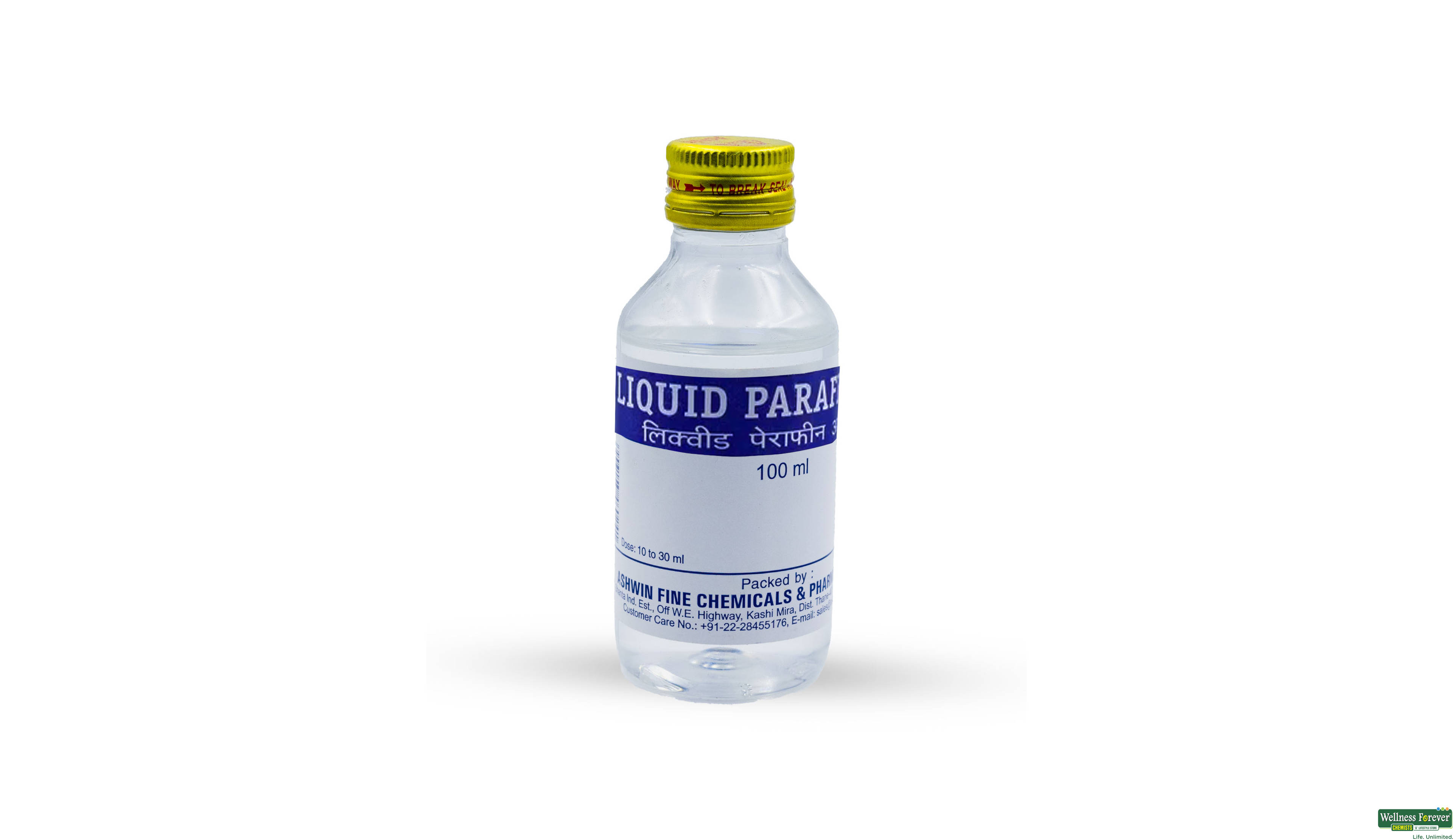 LIQUID PARAFFIN ASHWIN 100ML- 1, 100ML, 