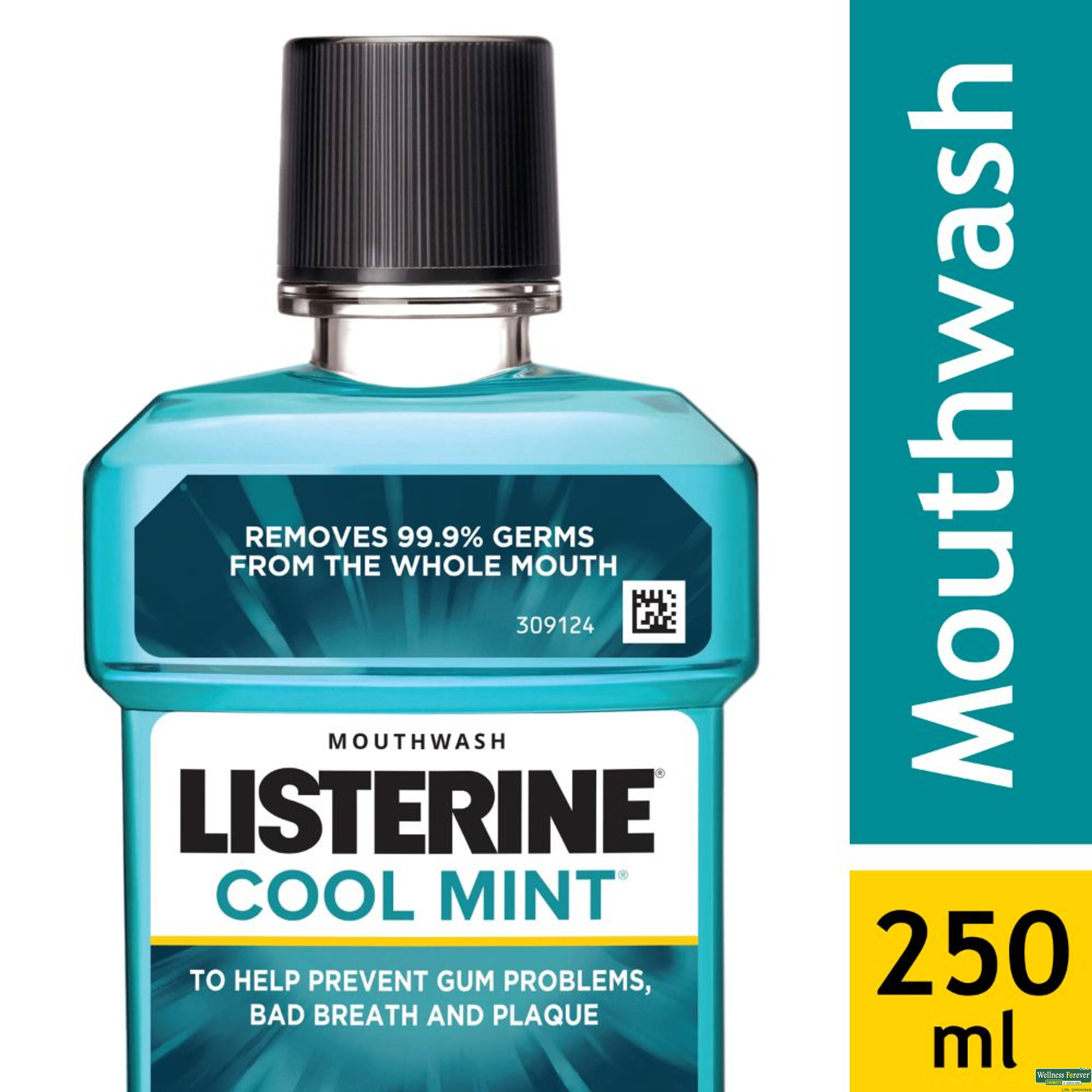 LISTERINE M/WASH COOL MINT 250ML-image