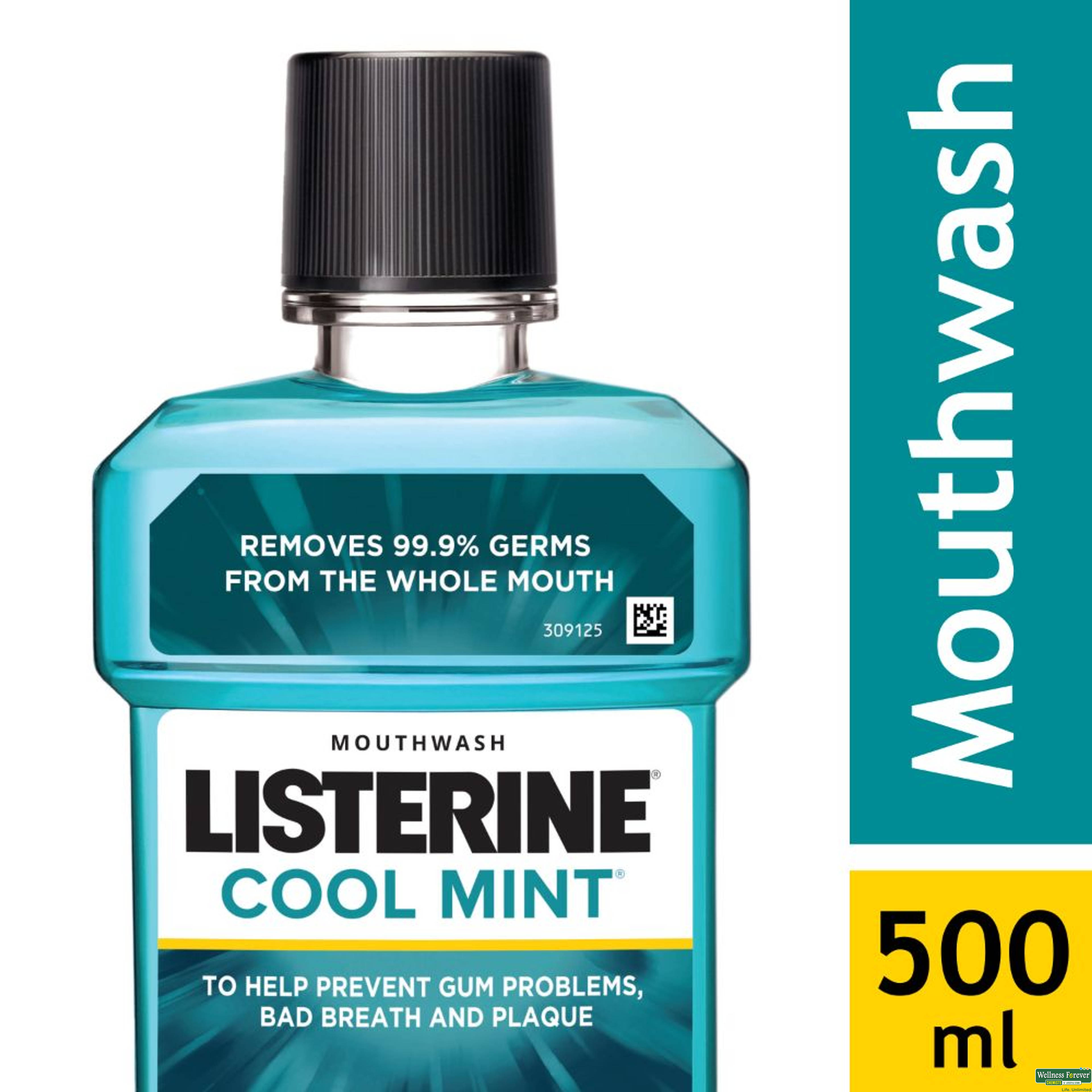 LISTERINE M/WASH COOL MINT 500ML-image