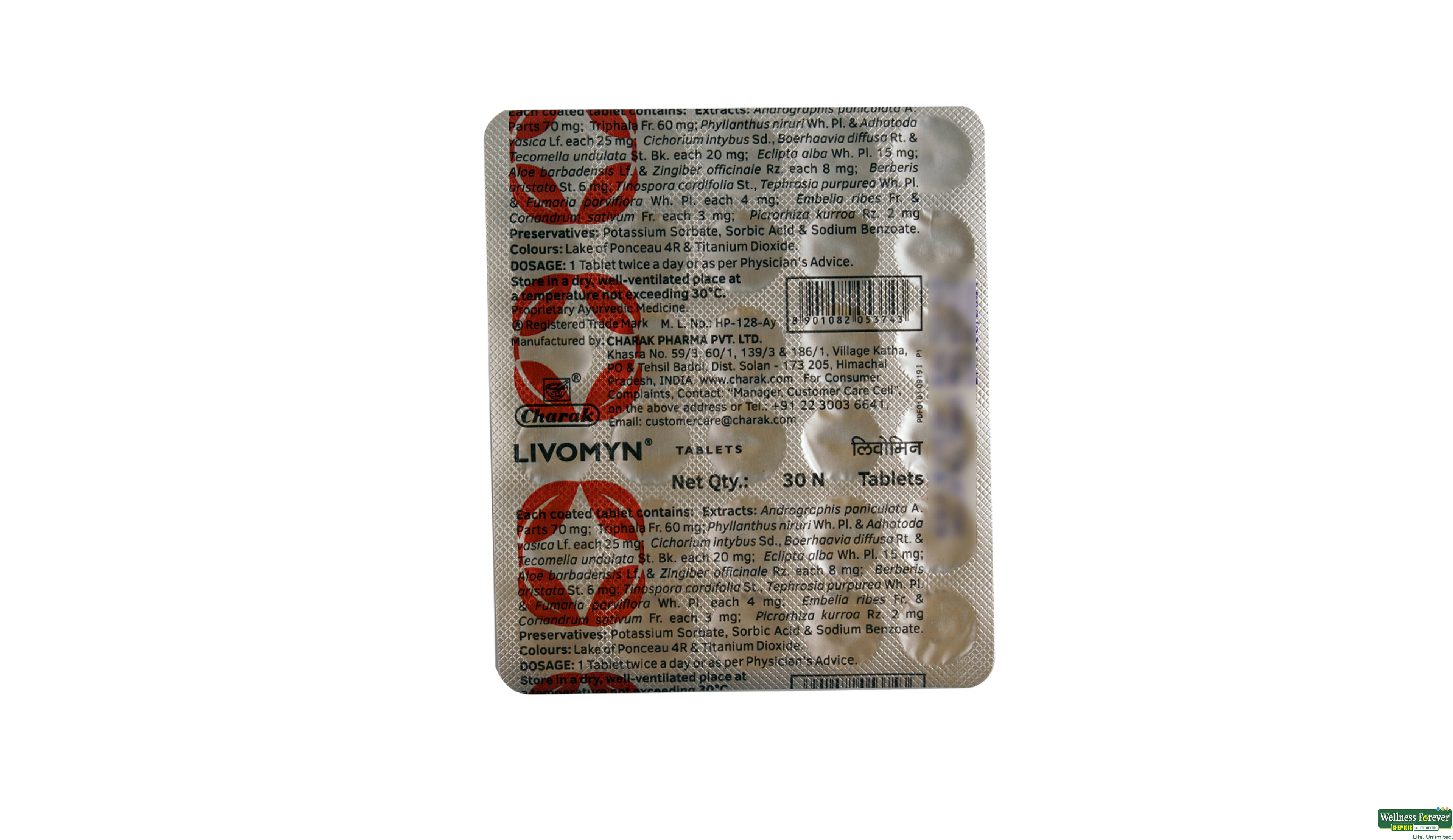 LIVOMYN 30TAB- 2, 30TAB, null