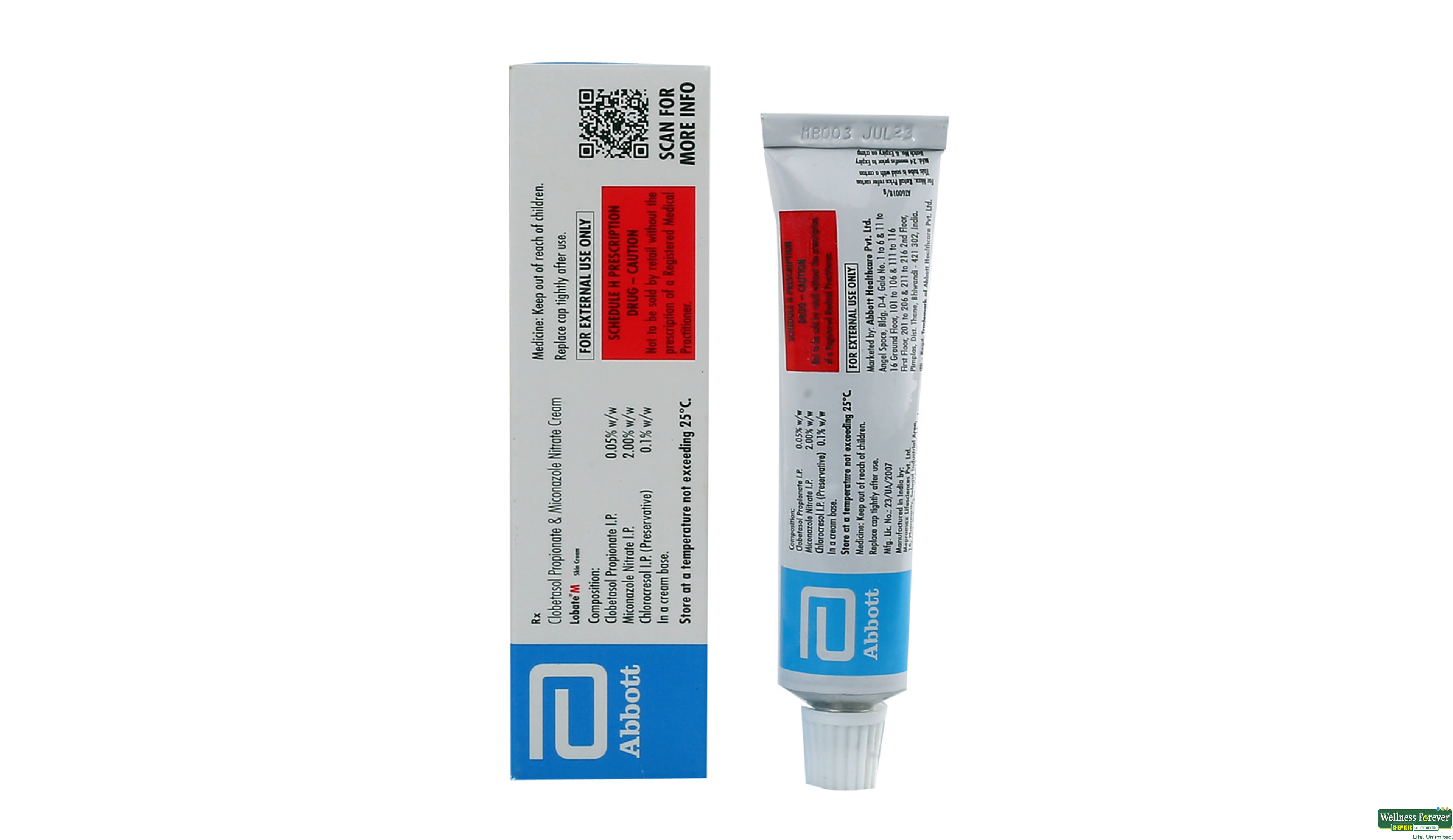 LOBATE-M CREAM 15GM- 2, 15GM, 
