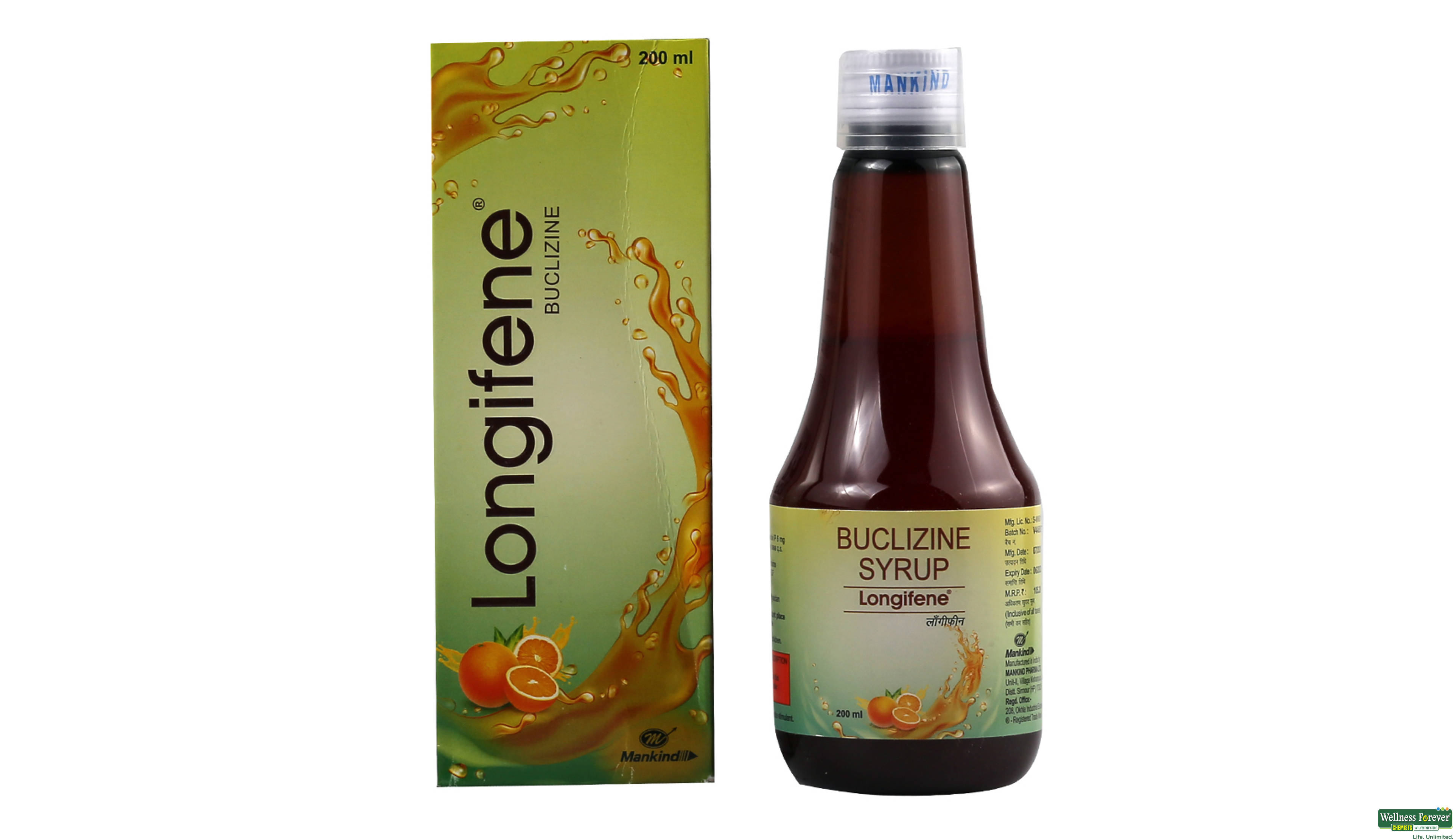 LONGIFENE SYP 200ML- 1, 200ML, null