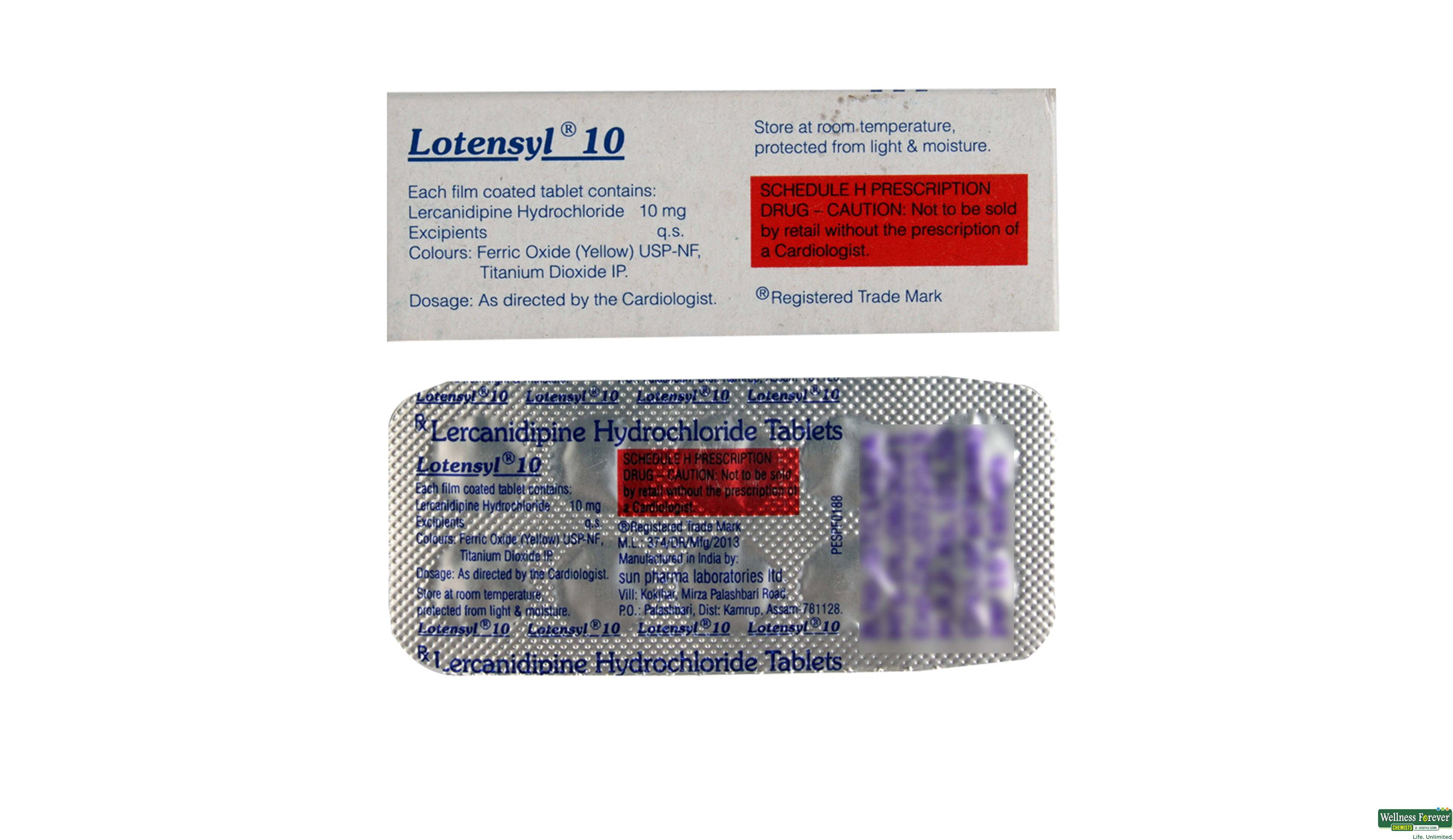 LOTENSYL 10MG 10TAB- 2, 10TAB, null