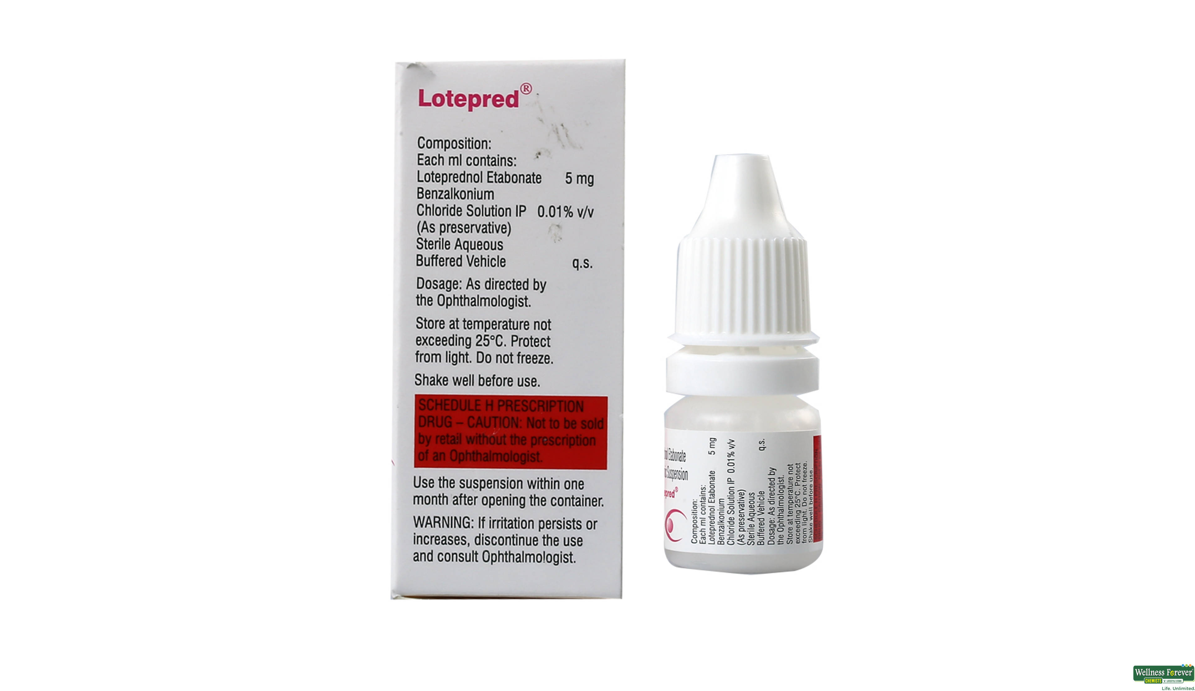LOTEPRED 0.5% E/DROP 5ML- 2, 5ML, null