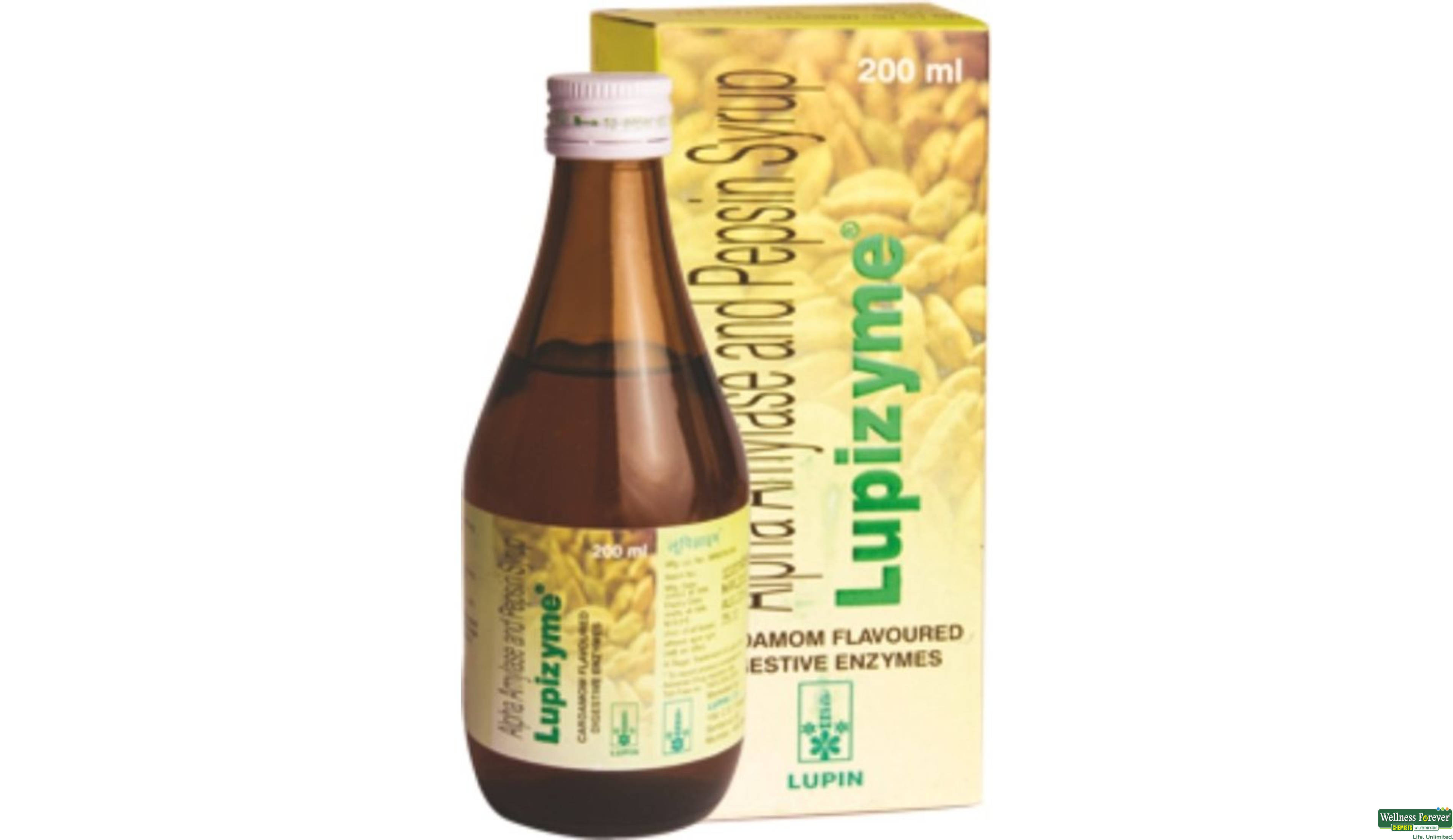 LUPIZYME SYP CARDAMOM 200ML- 1, 200ML, null