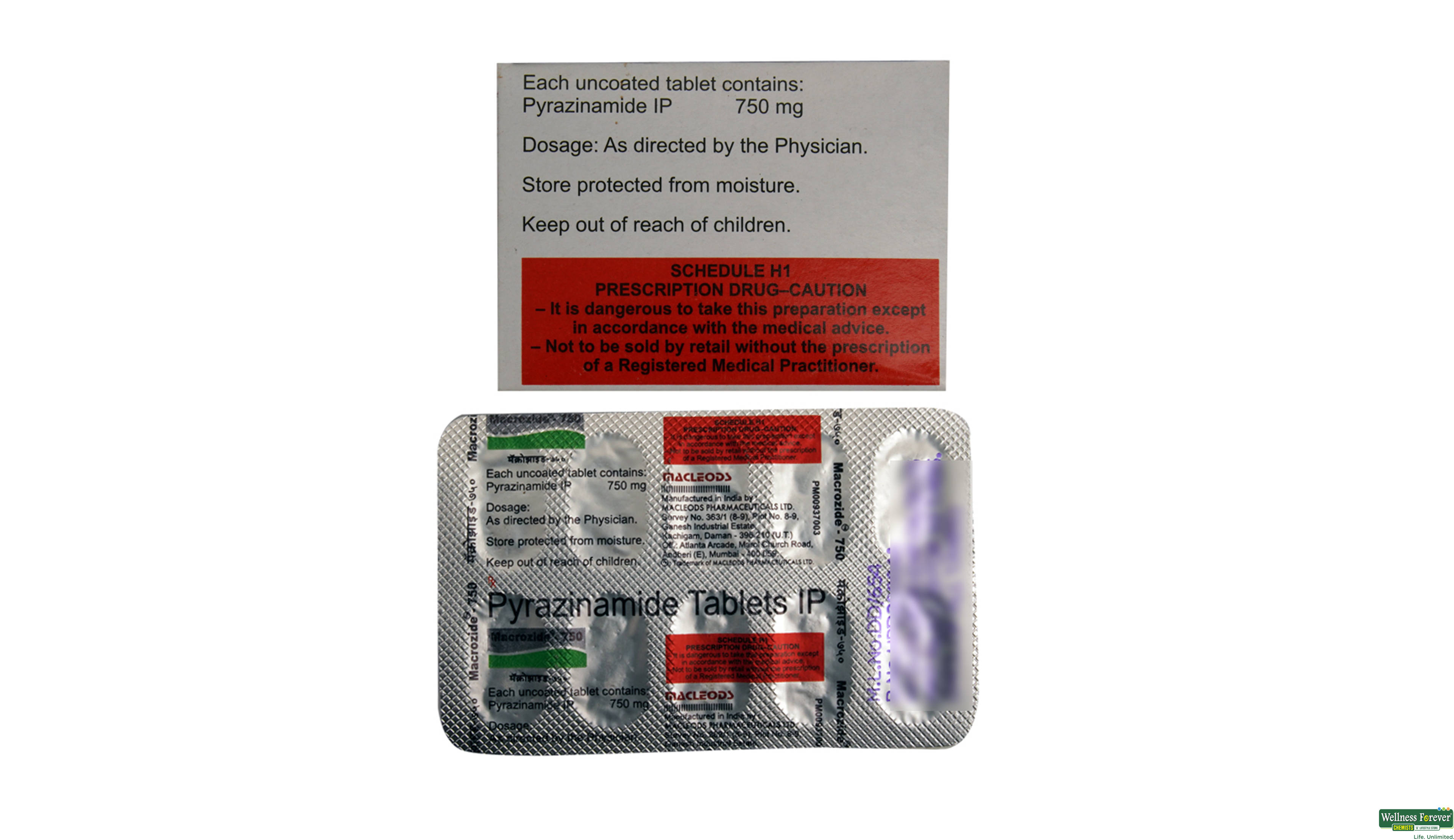 MACROZIDE 750MG 10TAB- 2, 10TAB, 